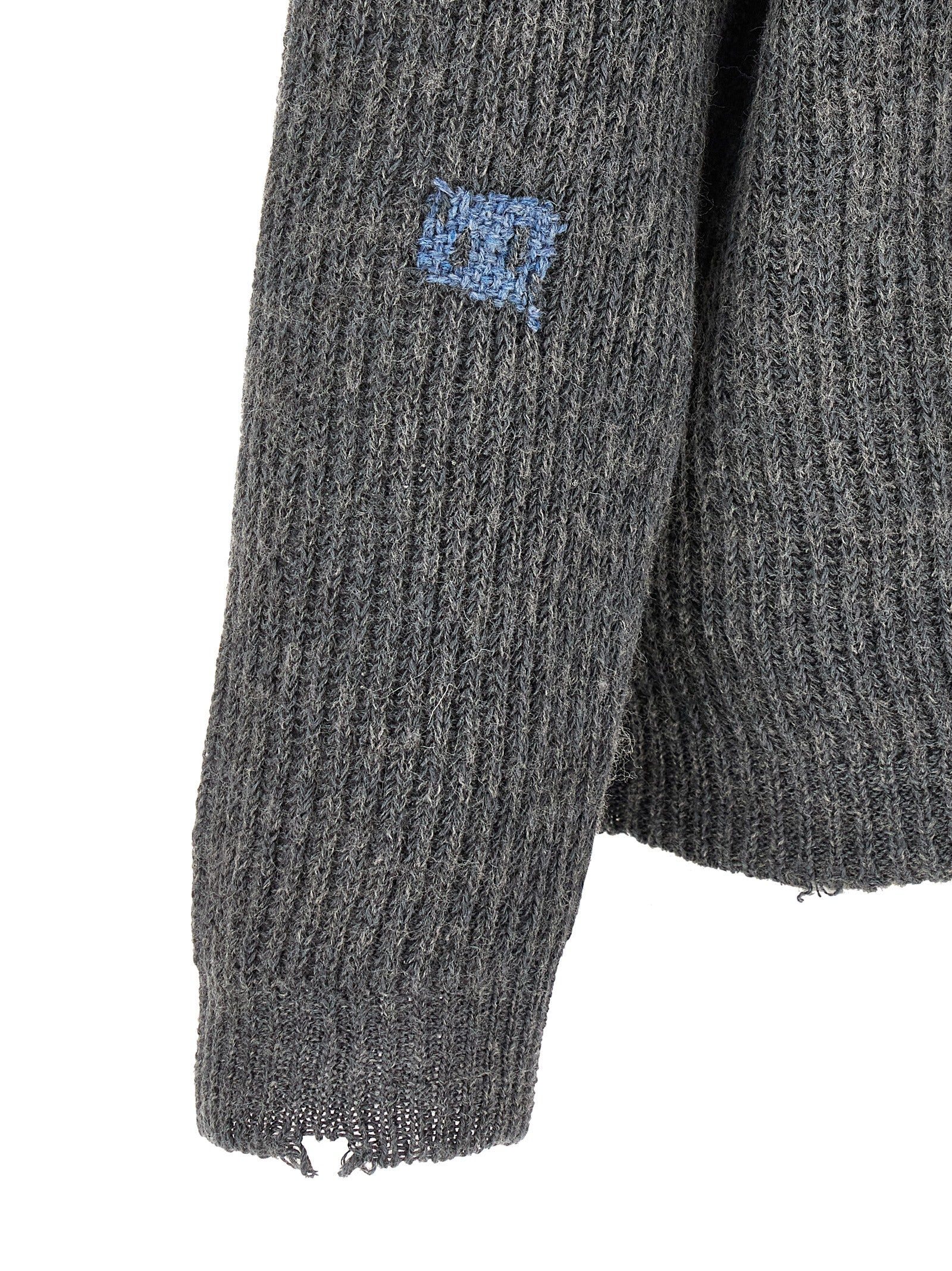 Maison Margiela Gray Linen Cardigan