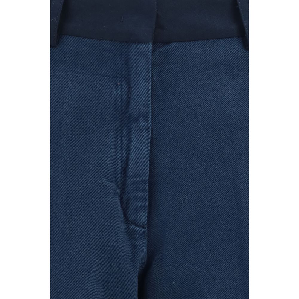 Forte_Forte Blue Cotton Chino Pants