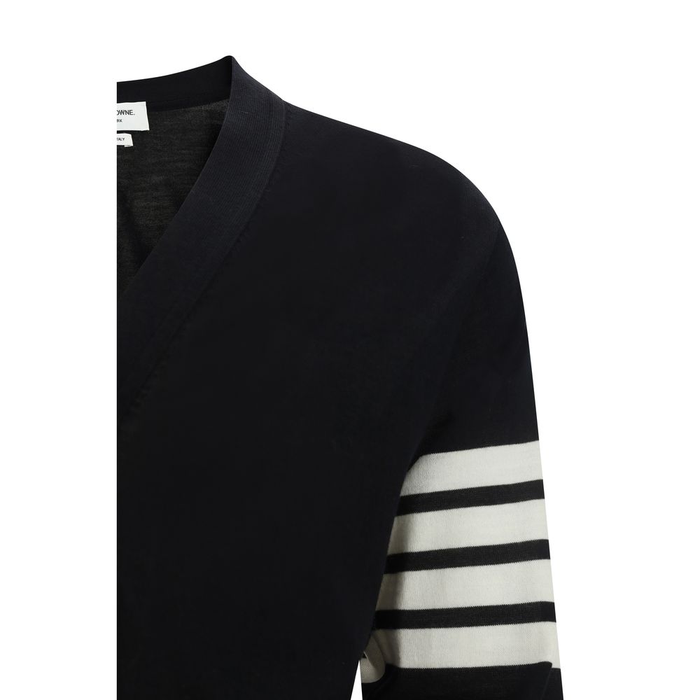 Thom Browne Black Wool Oves Aries Cardigan
