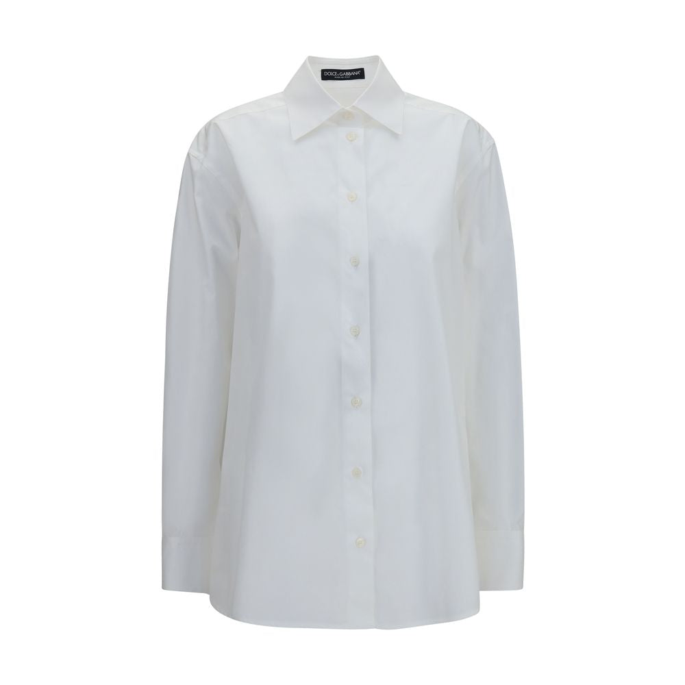 Dolce & Gabbana White Cotton Dress Shirt