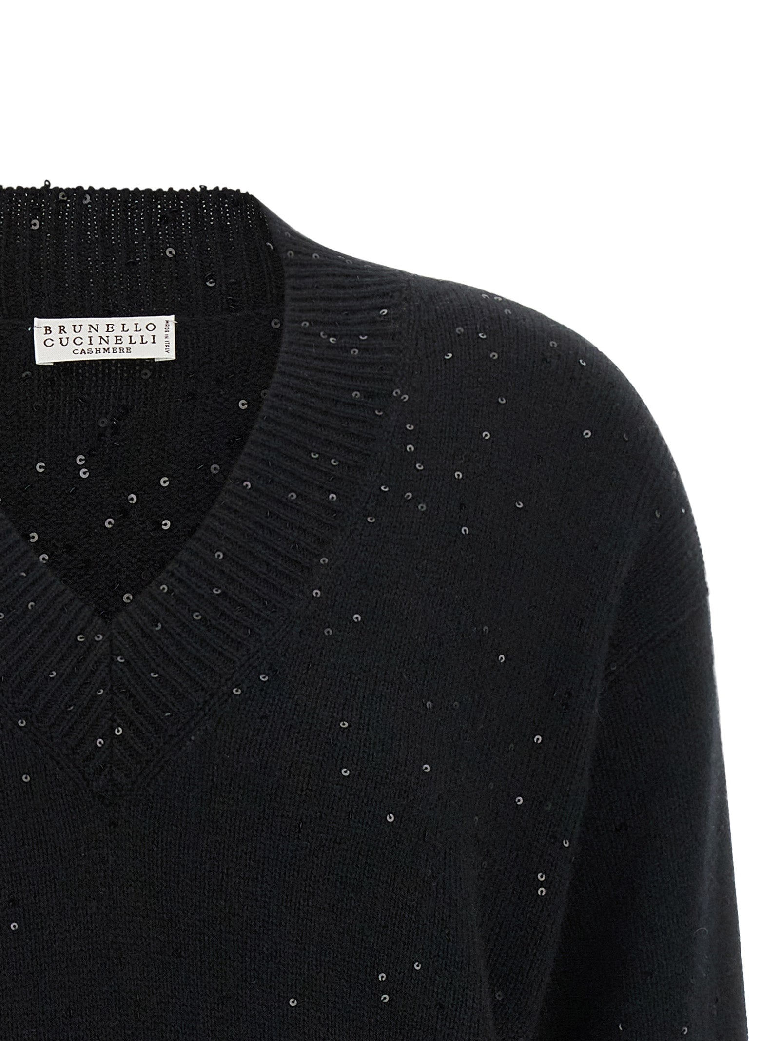 Brunello Cucinelli Black Cashmere Cardigan