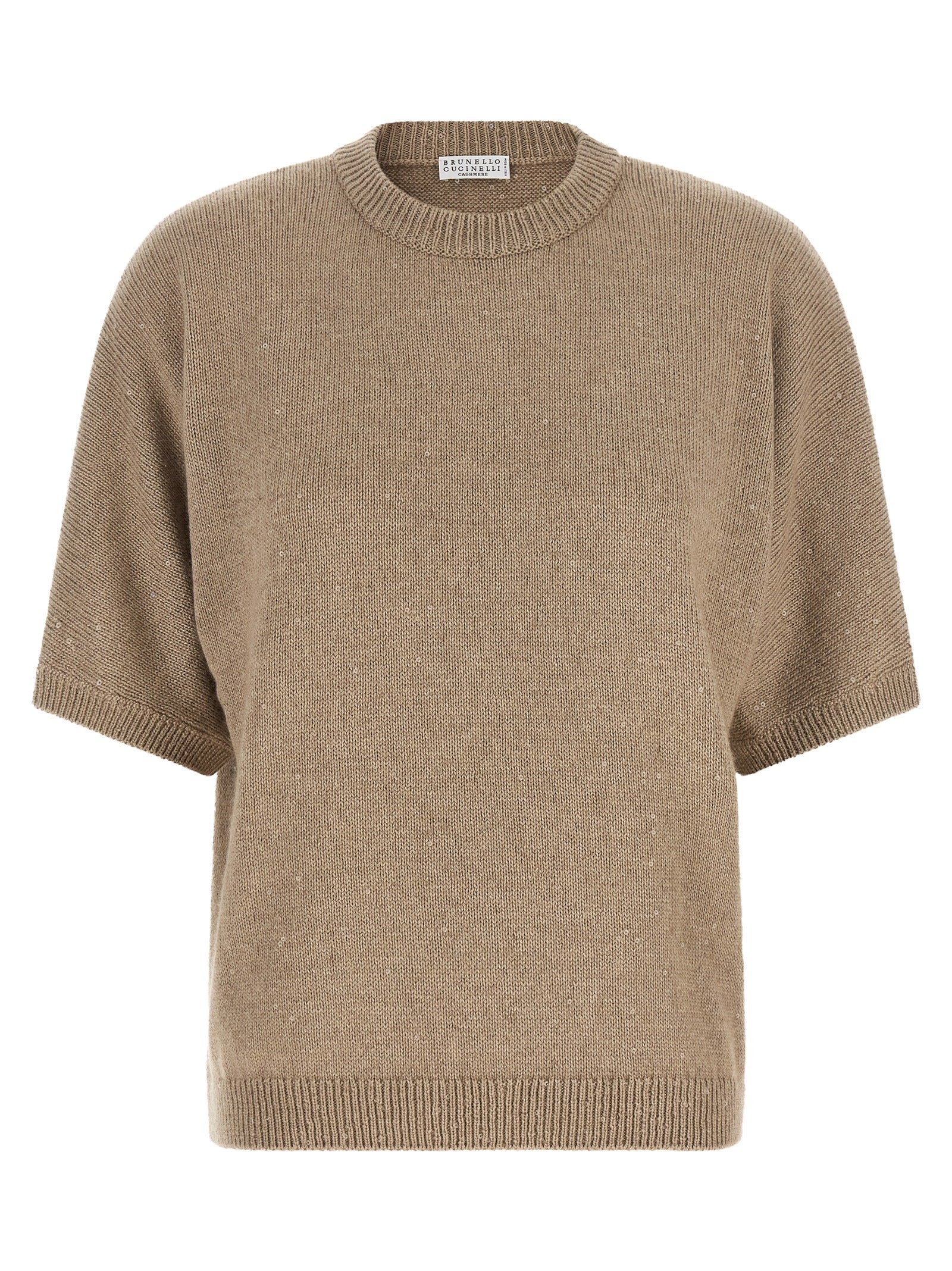 Brunello Cucinelli Beige Cashmere Cardigan