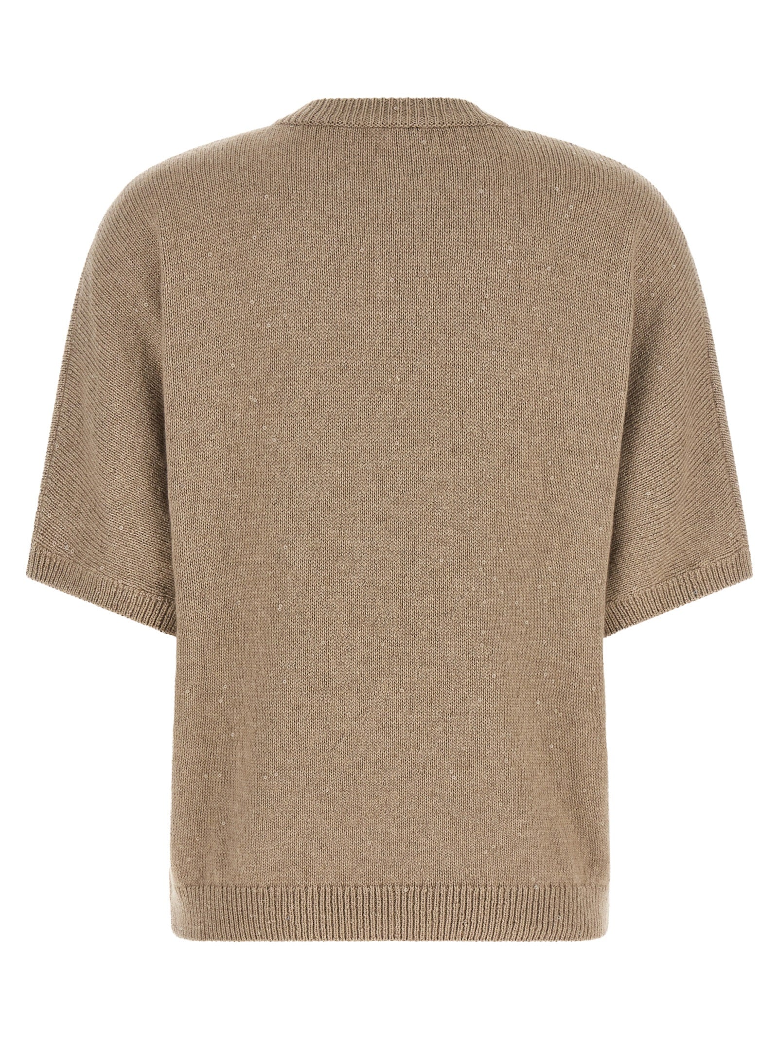 Brunello Cucinelli Beige Cashmere Cardigan