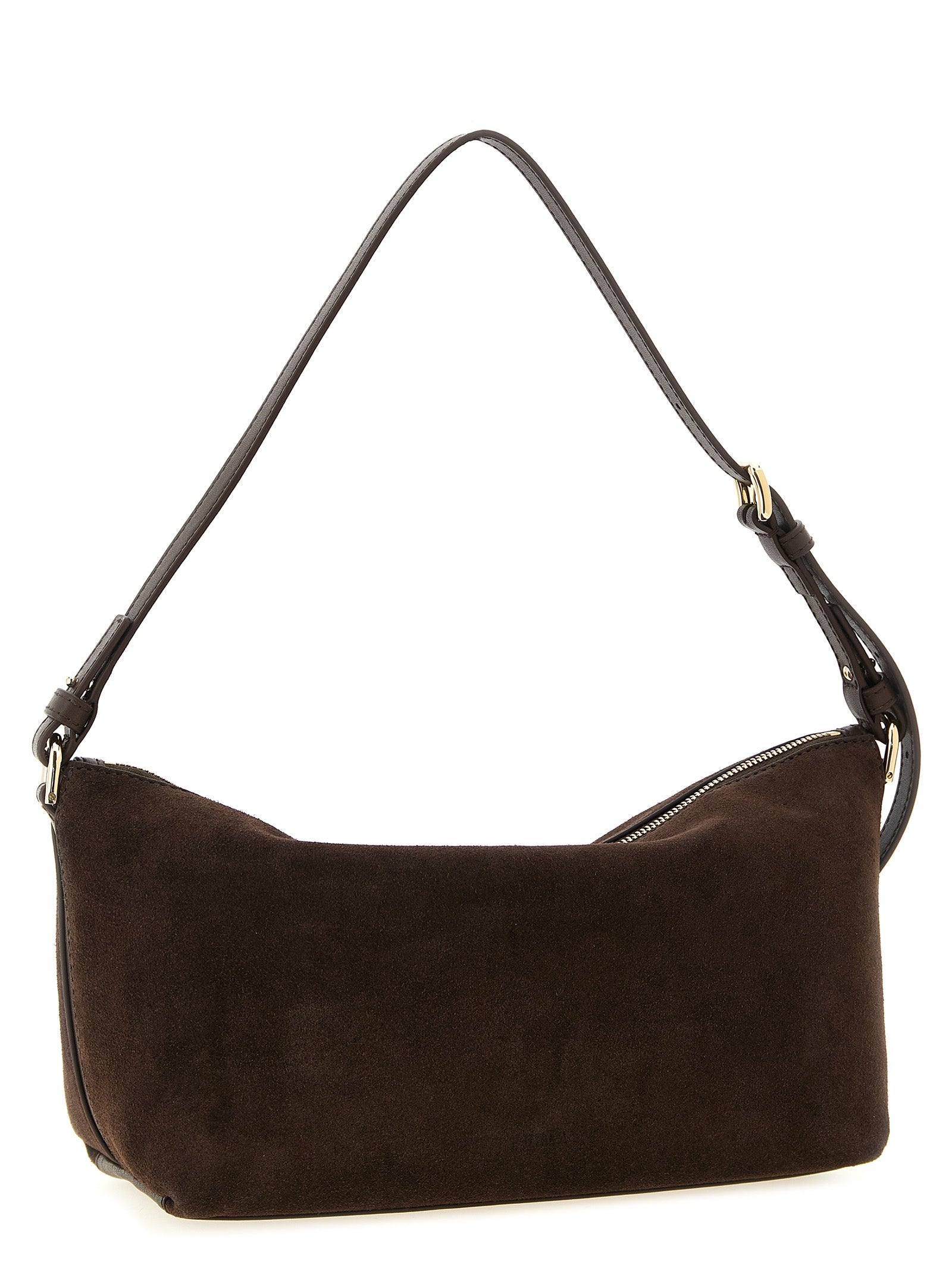 Furla Brown Calfskin Shoulder Bag