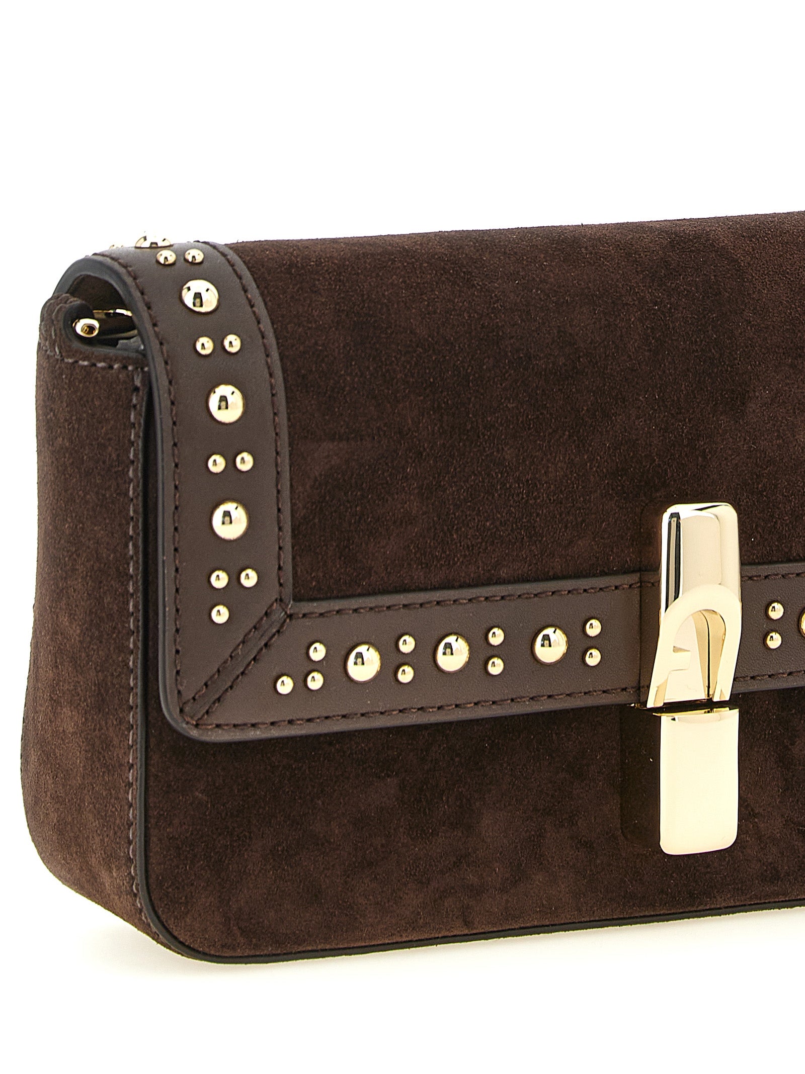 Furla Brown Calfskin Crossbody Bag