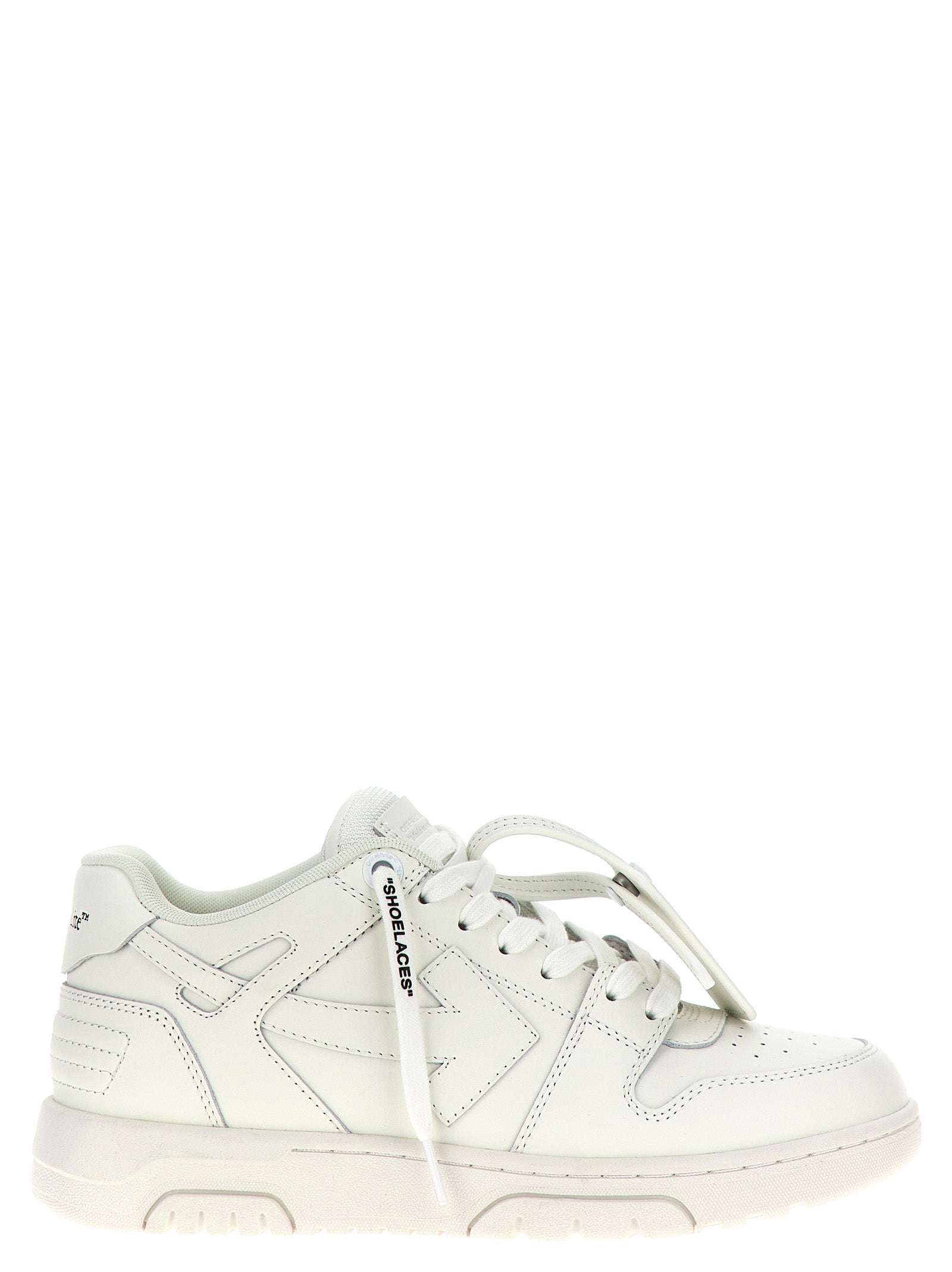 Off-White White Calfskin Low Top Sneakers