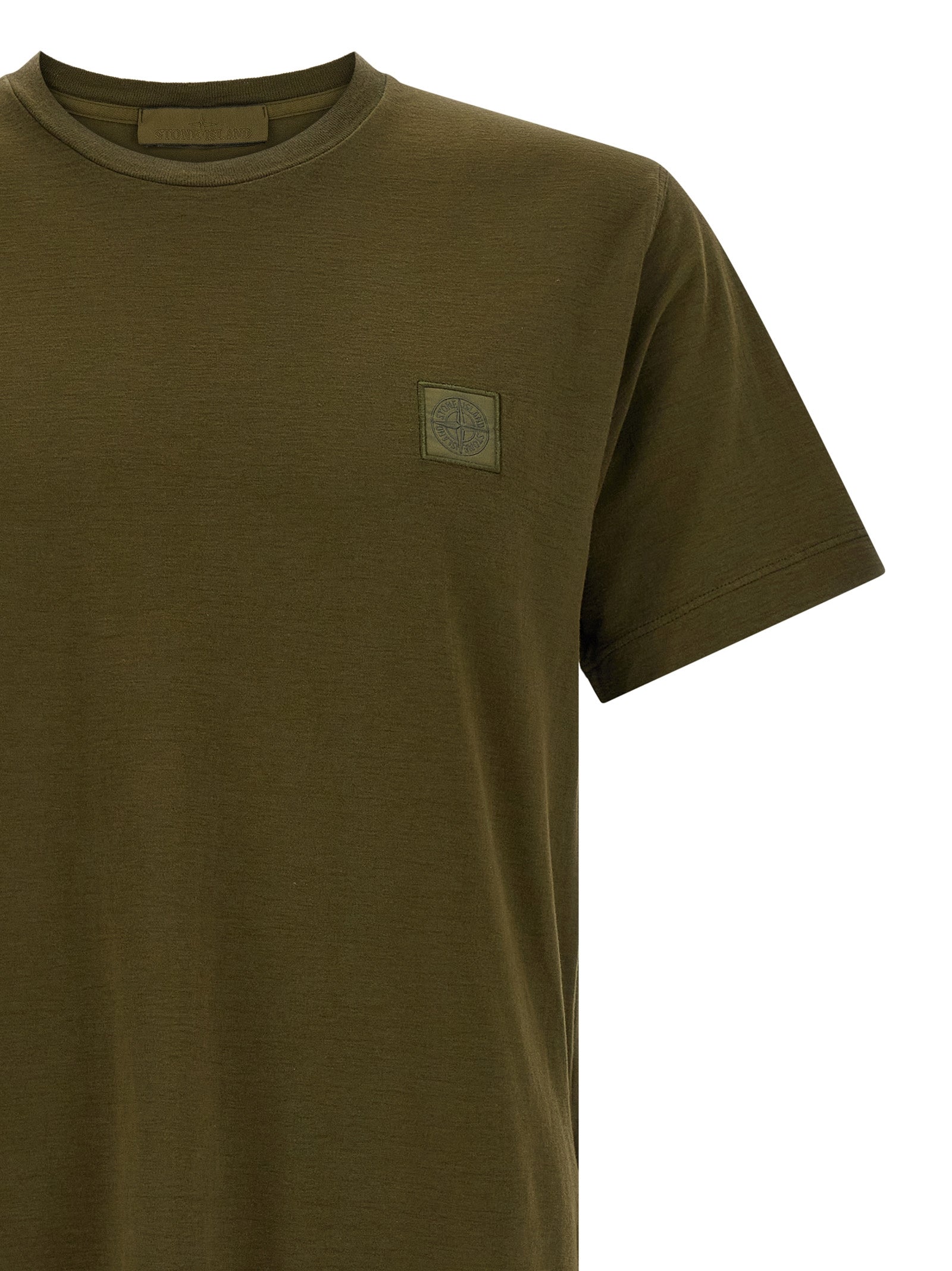 Stone Island Bicolor Cotton T-Shirt