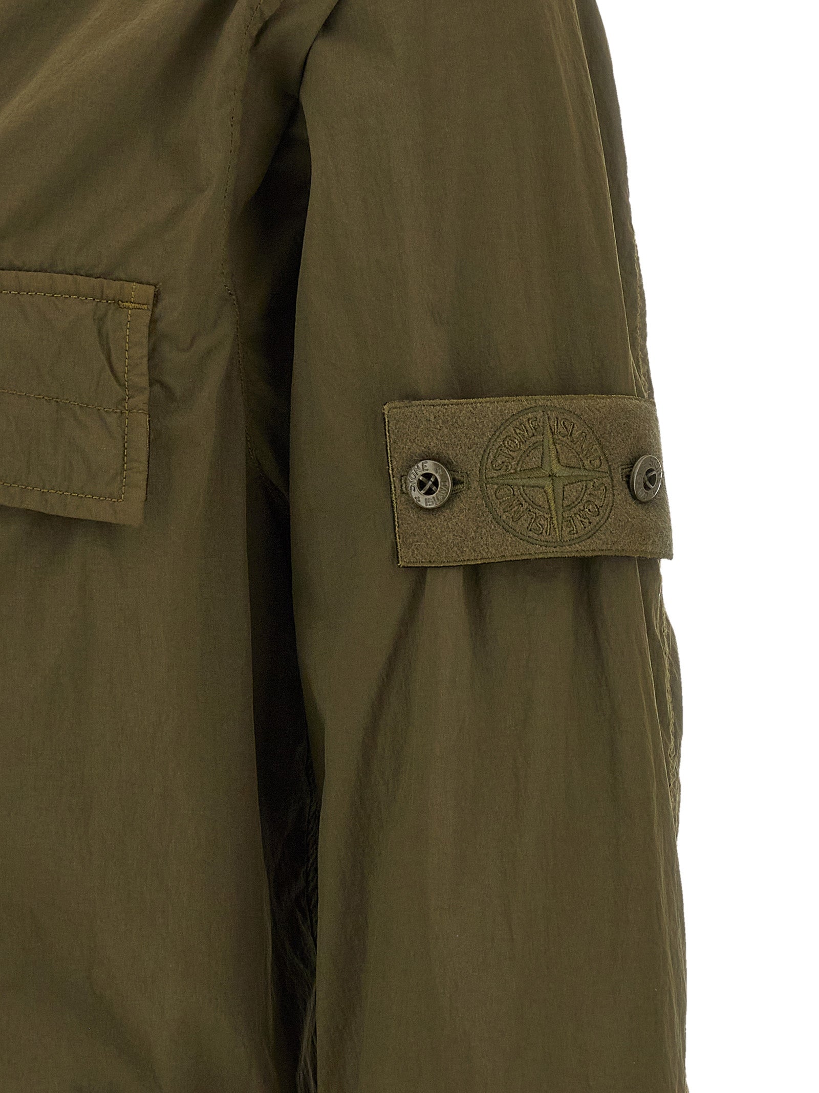 Stone Island Bicolor Polyamide Blouse