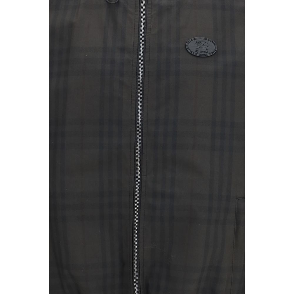 Burberry Brown Cotton Shell Jacket