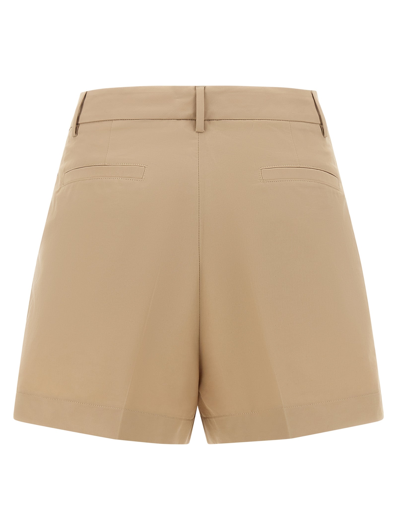 Fabiana Filippi Brown Cotton Bermuda Shorts