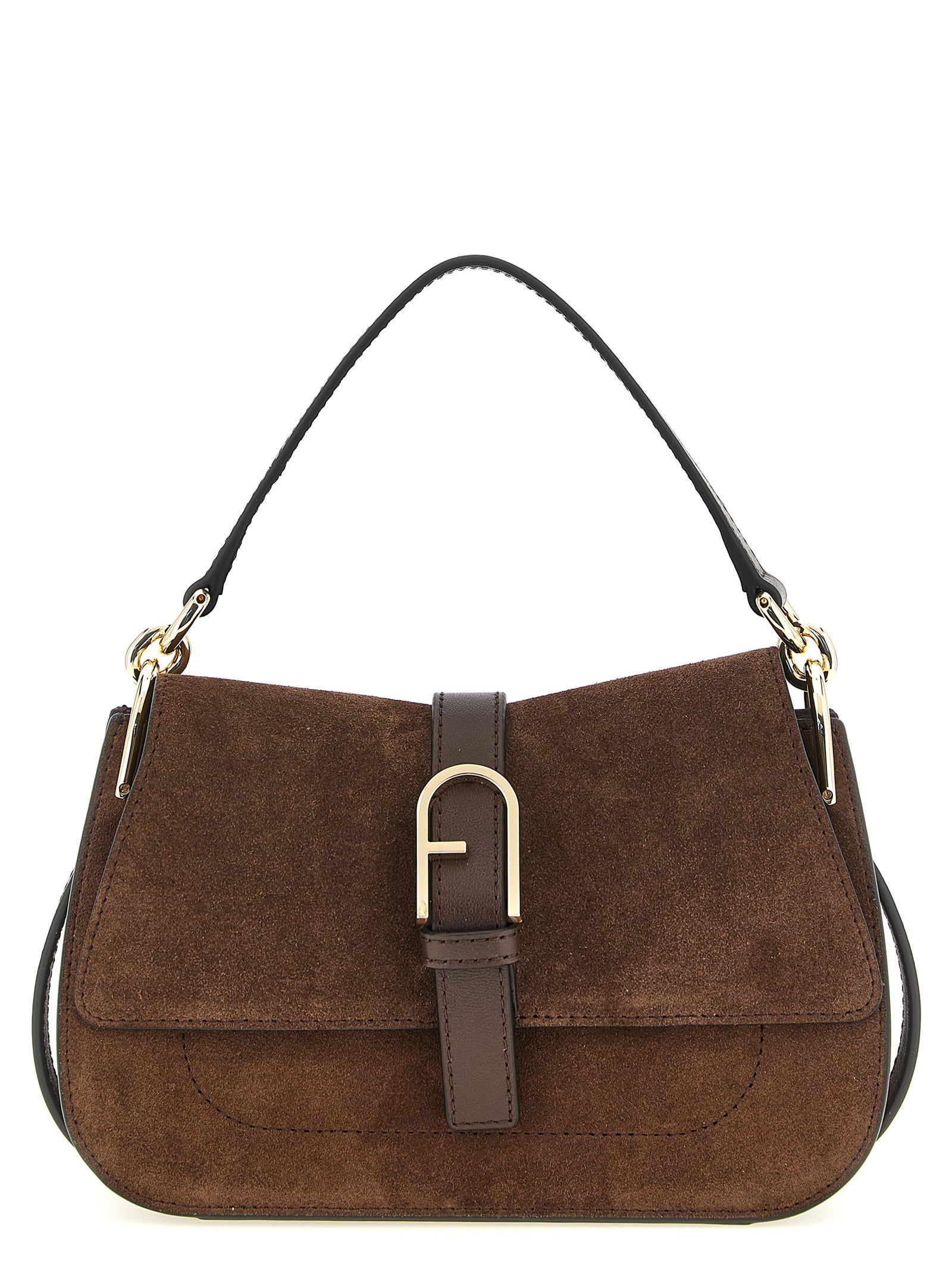 Furla Brown Calfskin Handbag
