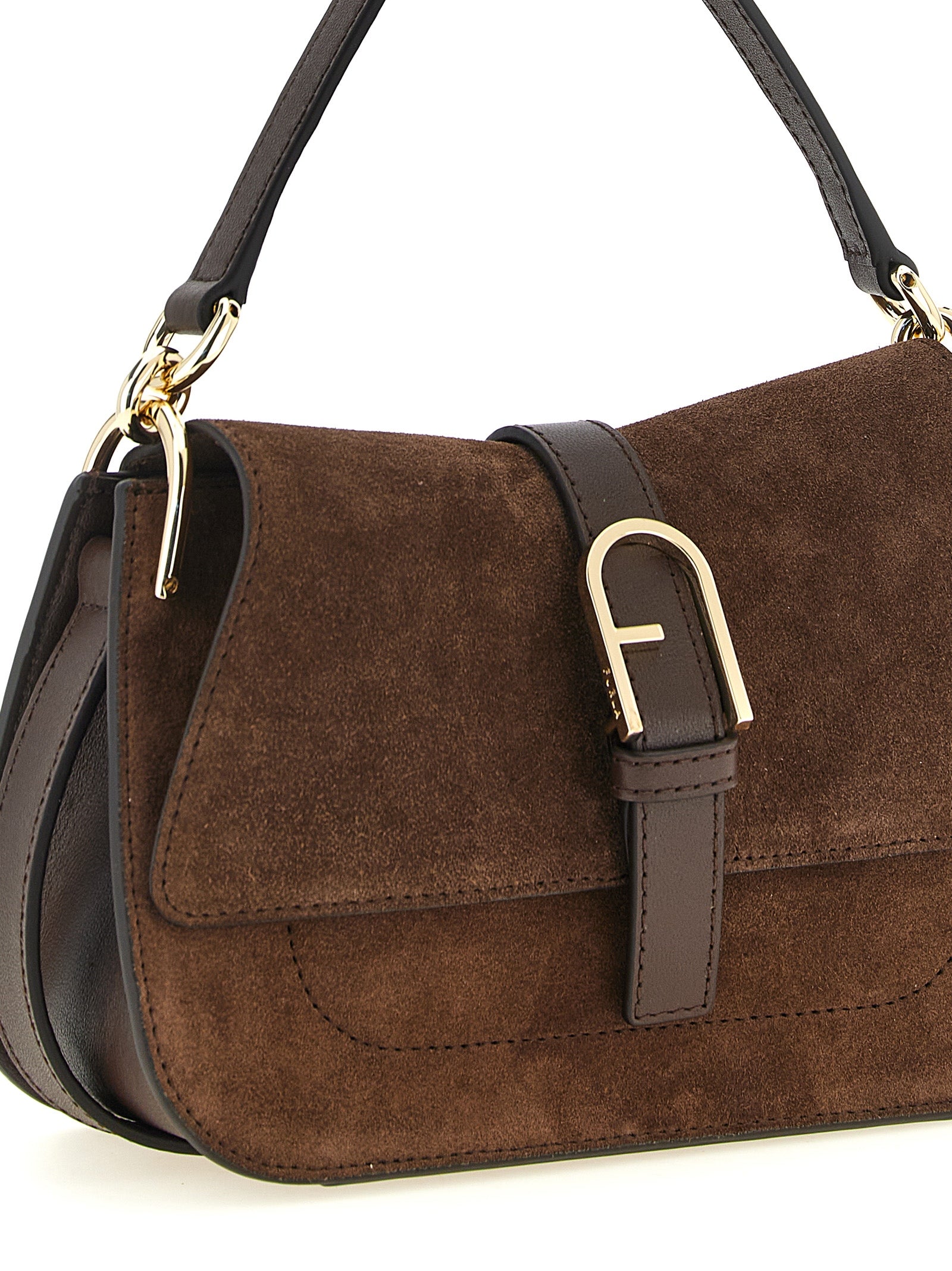 Furla Brown Calfskin Handbag