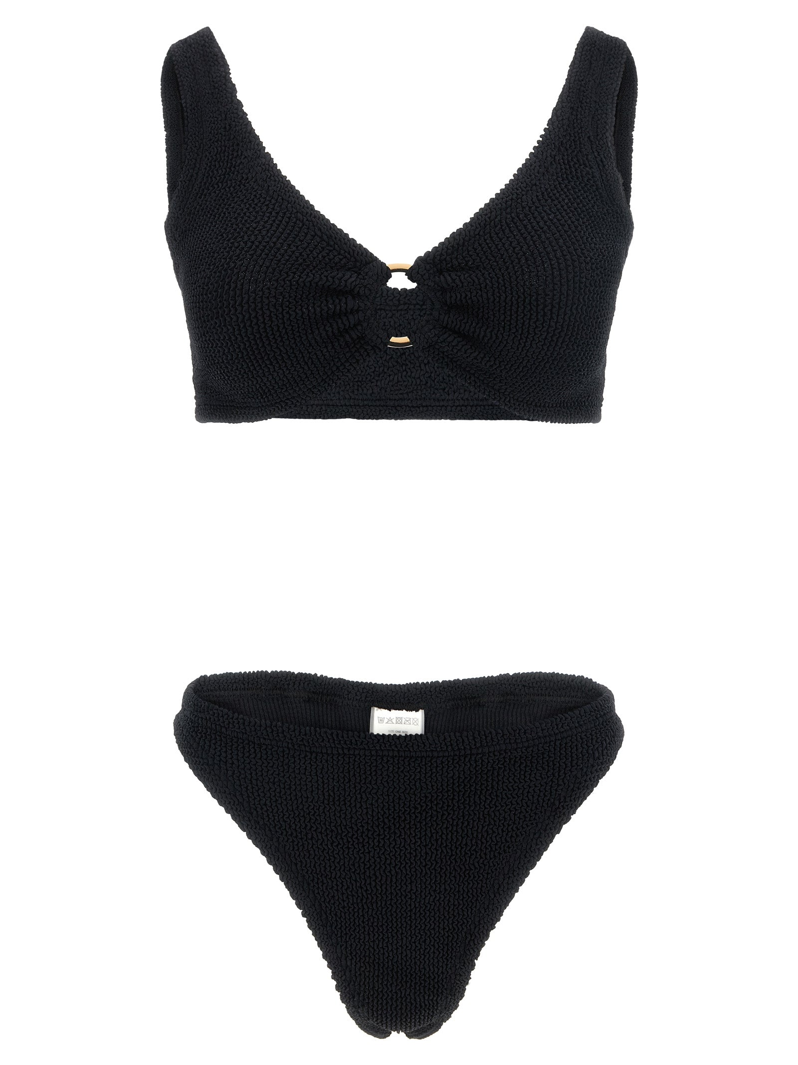 Hunza G Black Polyamide Bikini