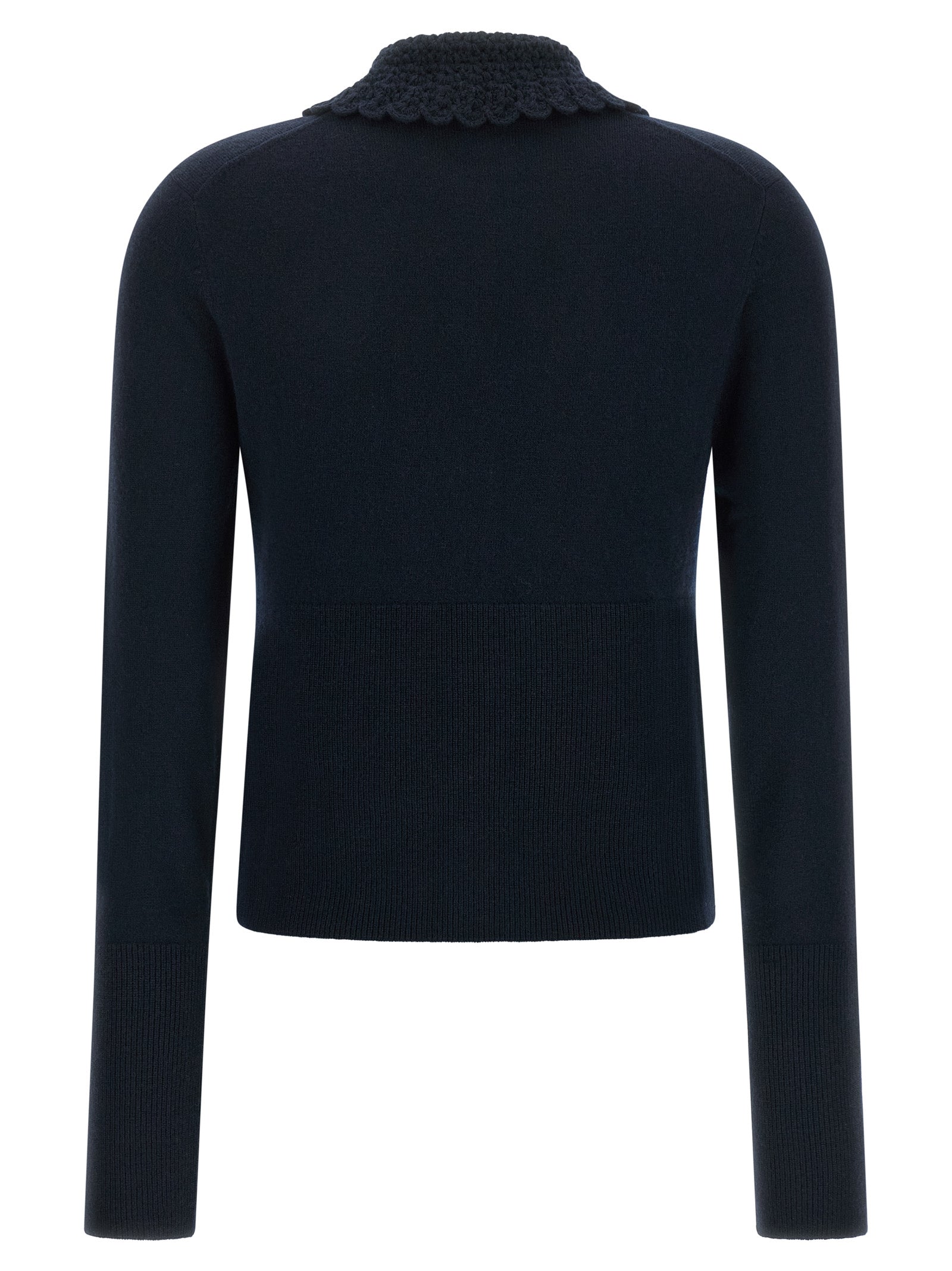 Chloé Blue Wool Cardigan