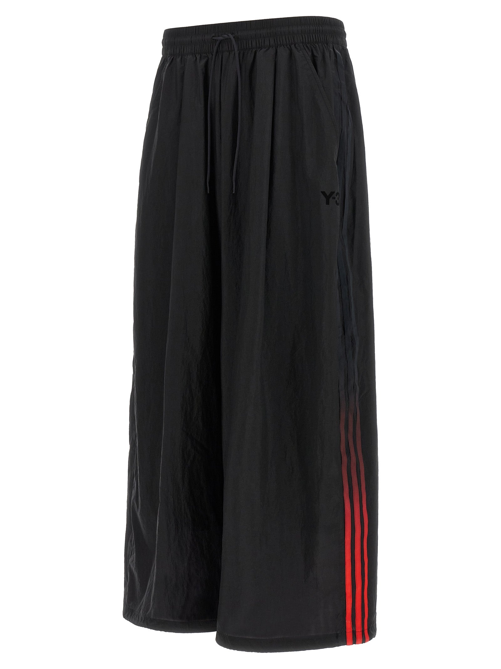 Y-3 Black Polyamide Athletic Pants