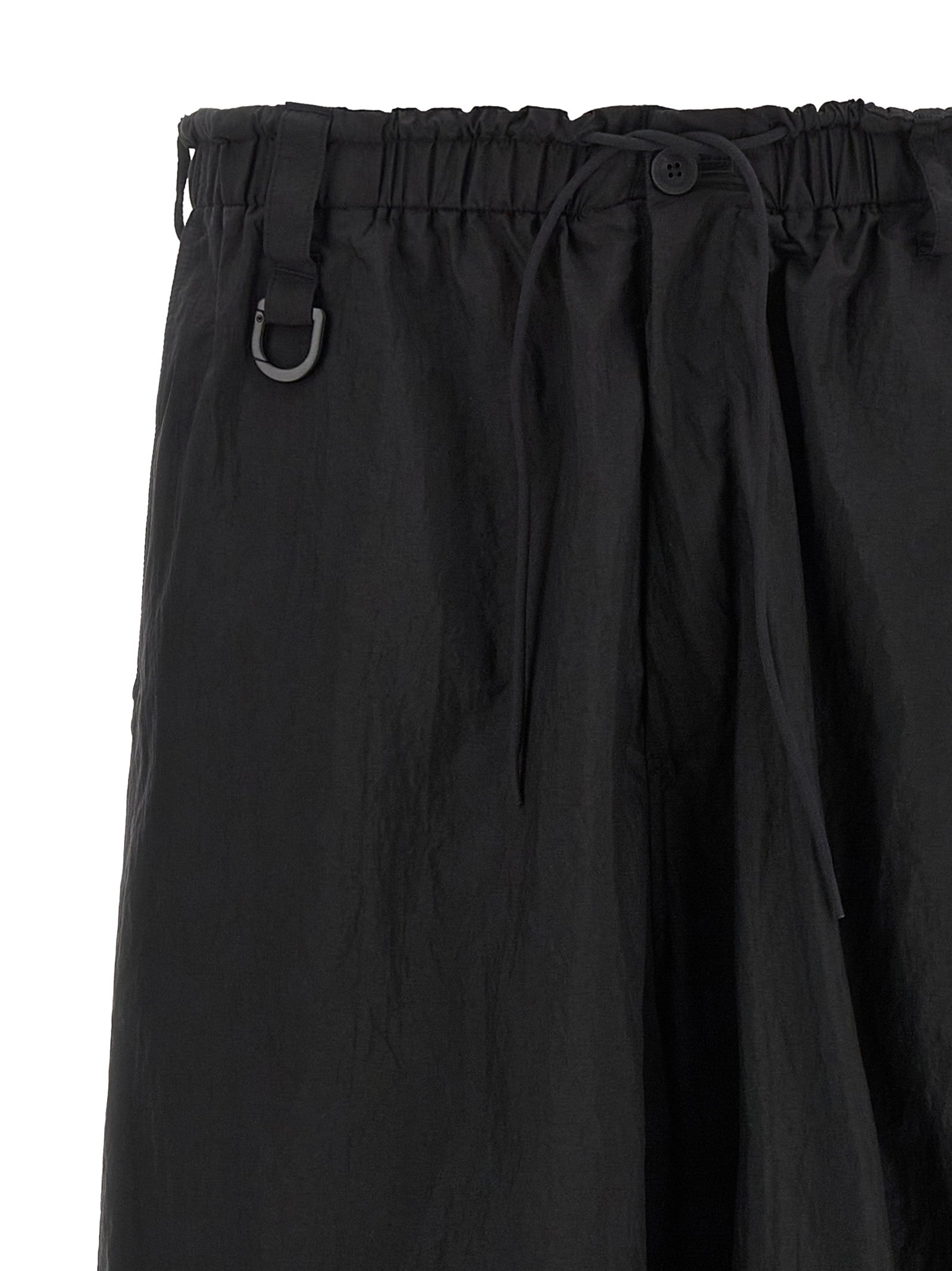 Y-3 Black Polyamide Cargo Pants