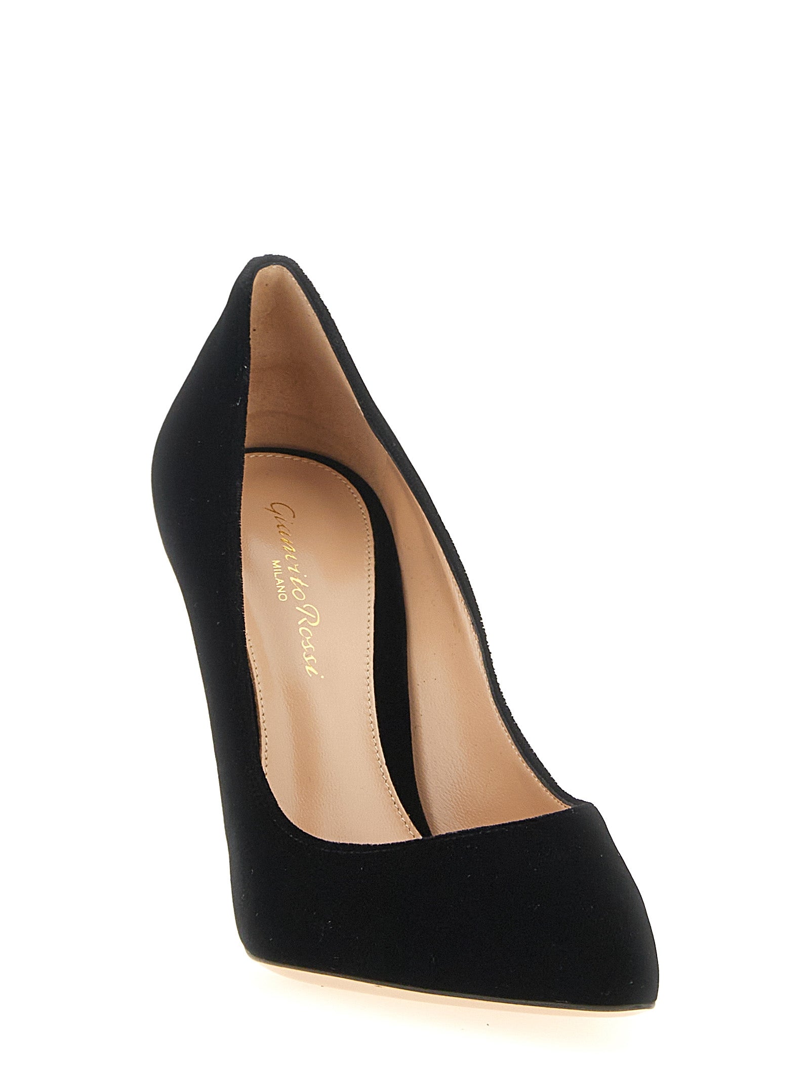 Gianvito Rossi Black Textile High Heel Pumps