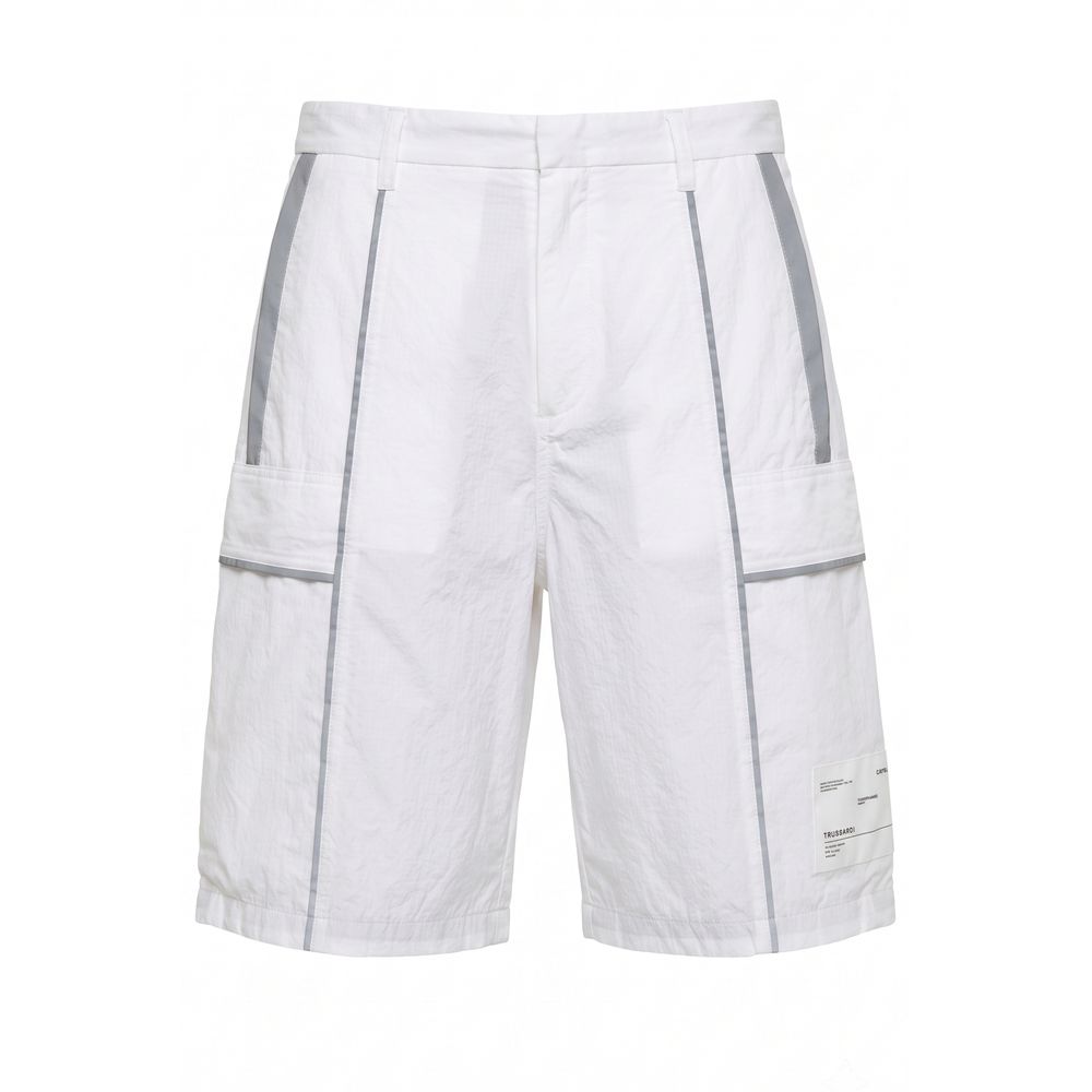 Trussardi Jeans White Polyamide Men Shorts