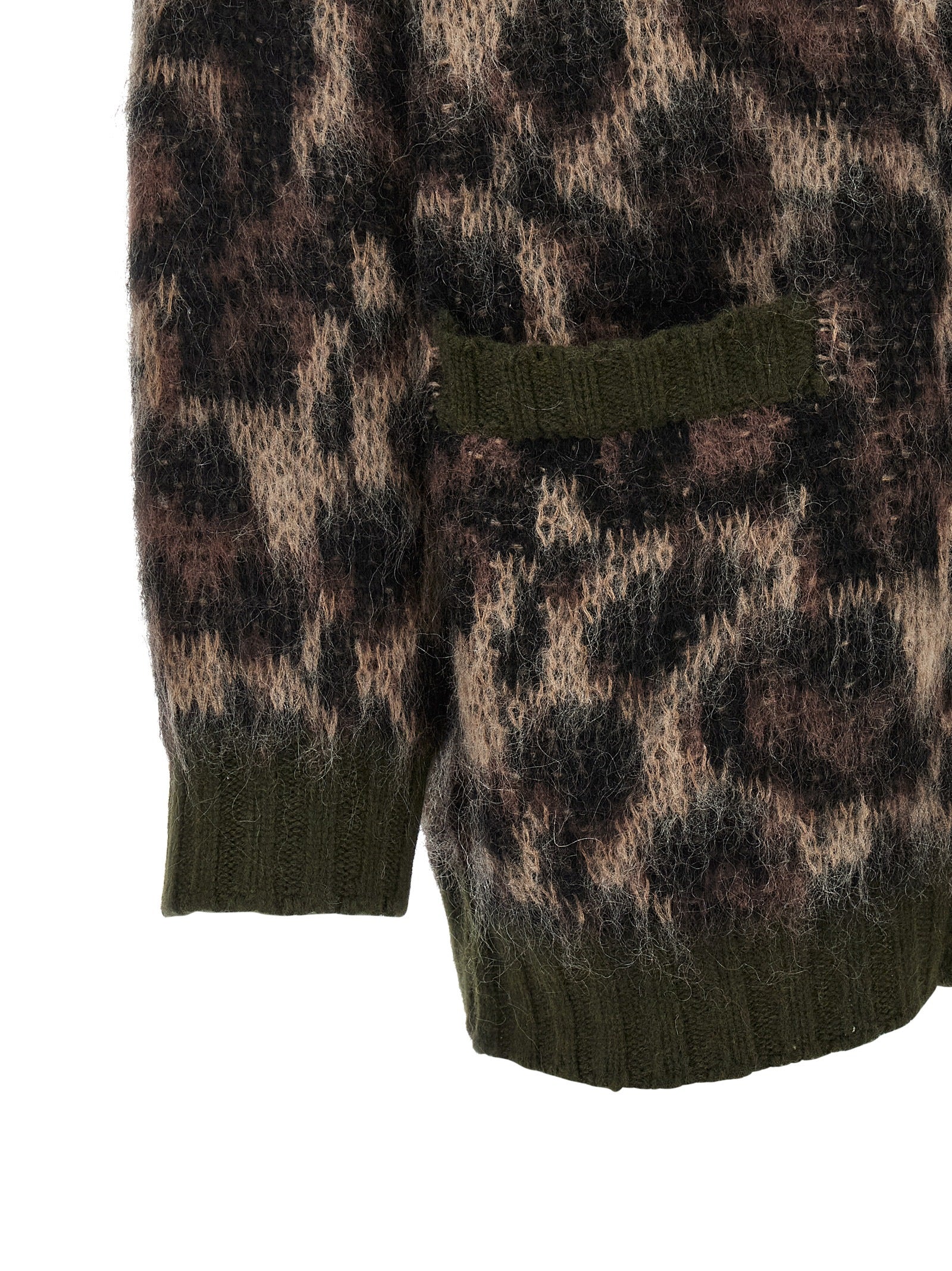 R13 Brown Nylon Cardigan