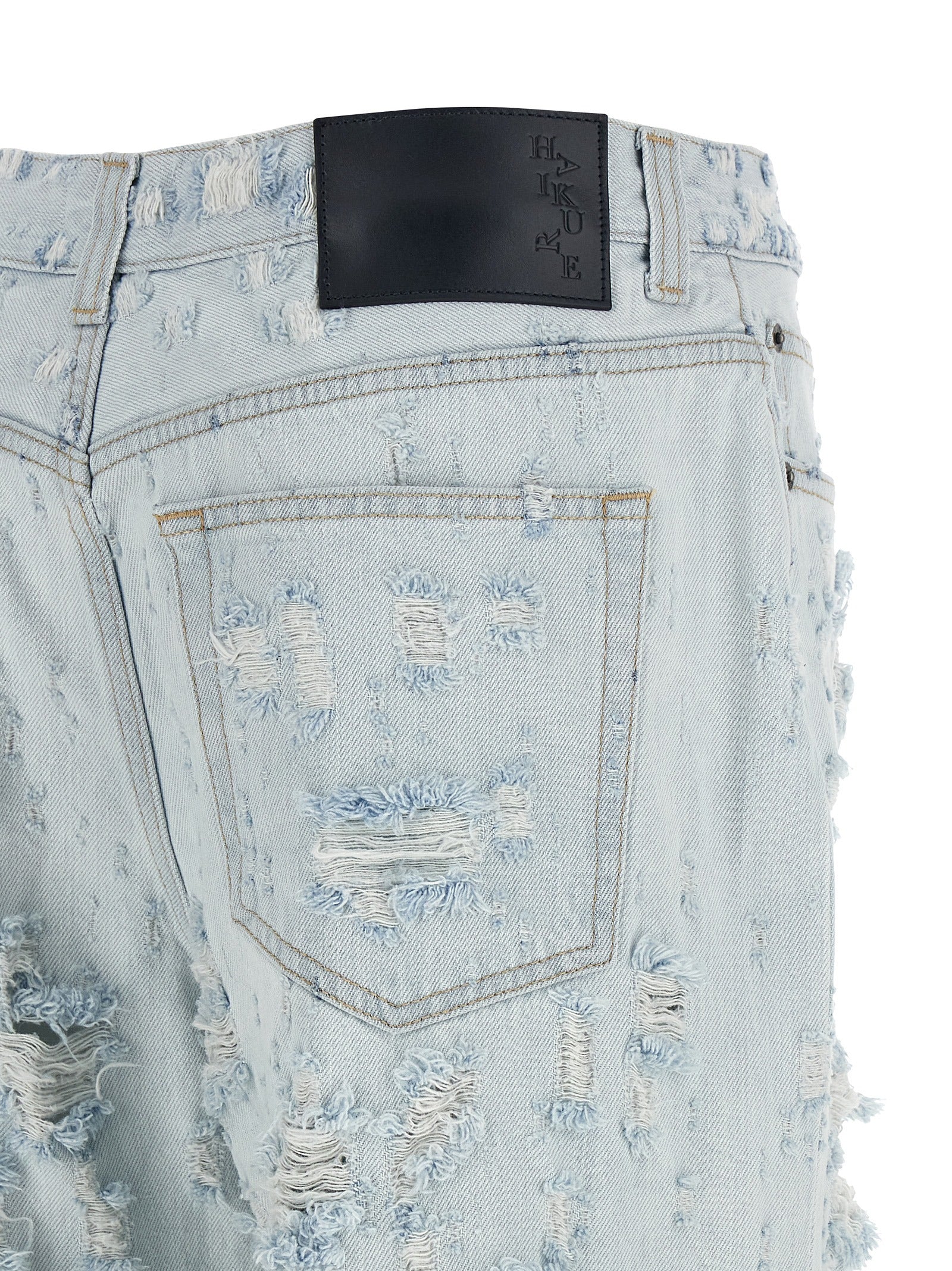 Haikure Blue Cotton Jeans Denim