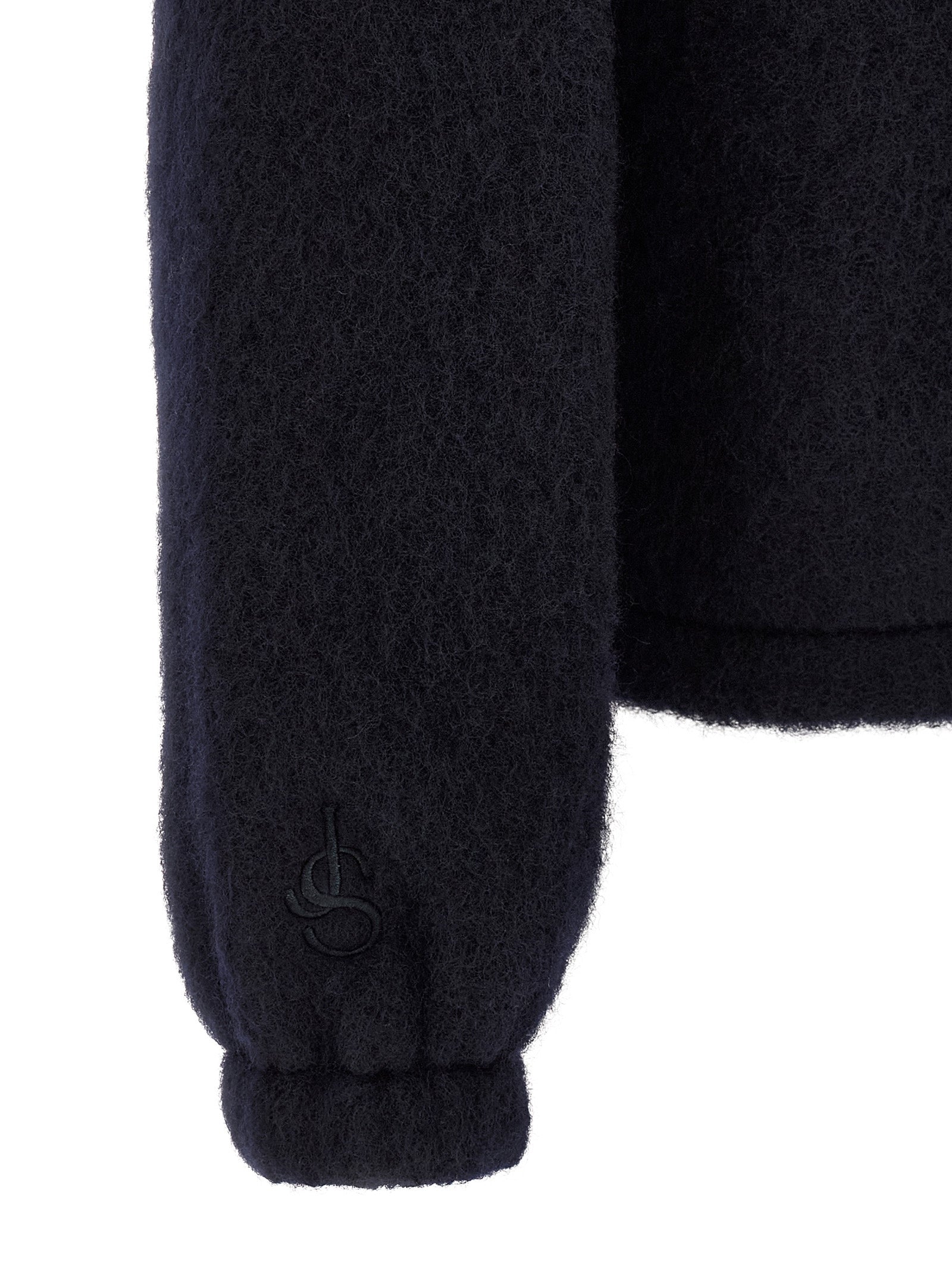 Jil Sander Blue Wool Sweatshirt