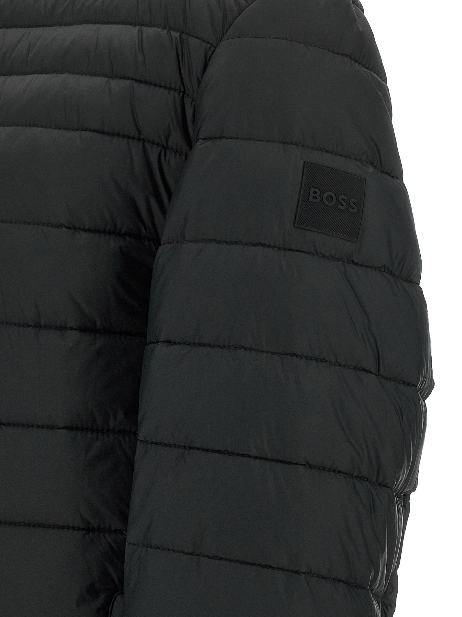 Hugo Boss Black Recycled Polyamide Full-Length Jacket