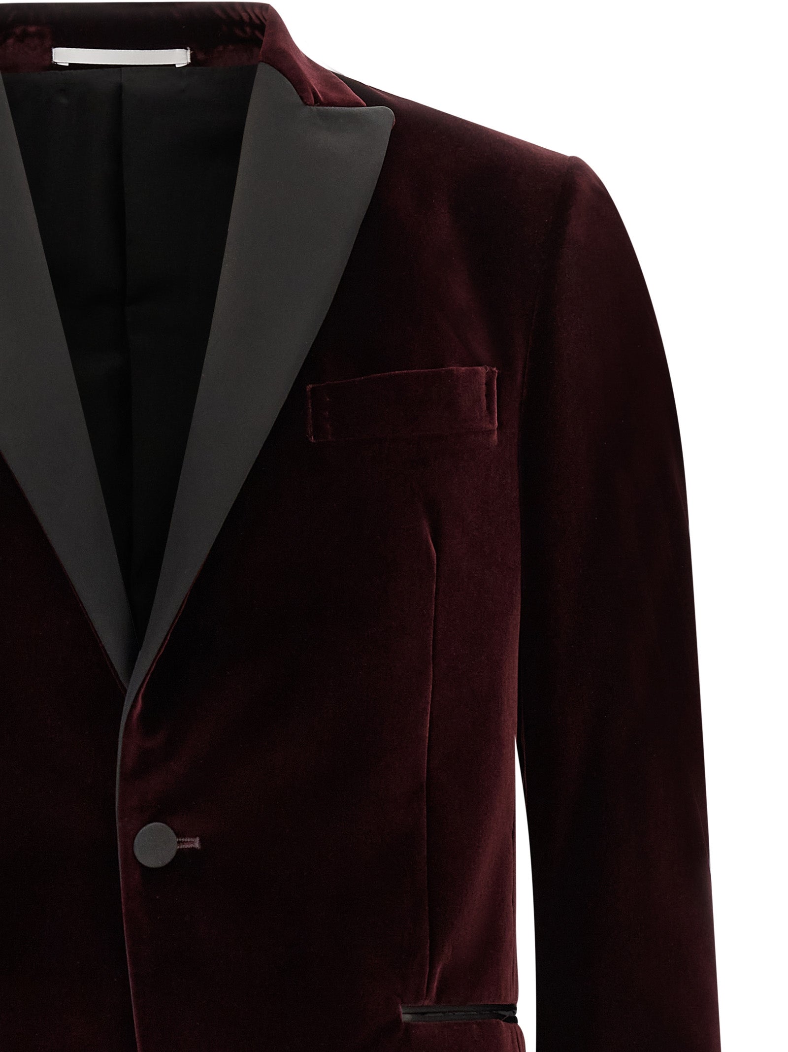 Pal Zileri Bordeaux Cotton Blazer