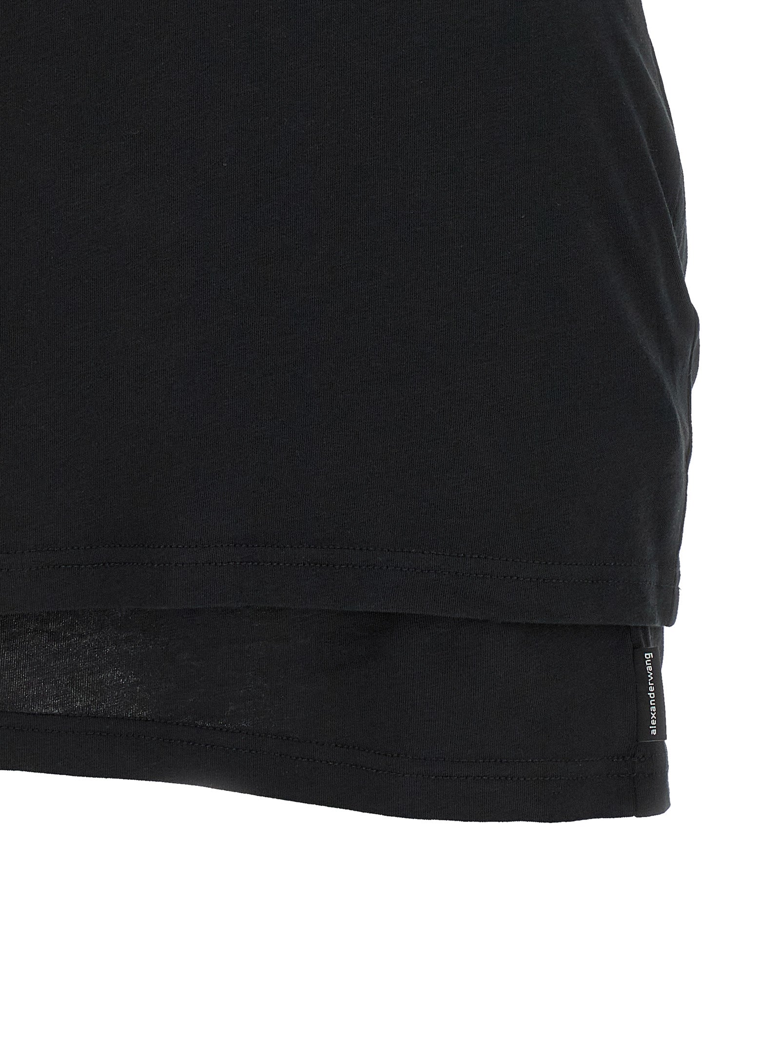 Alexander Wang Black Cotton Short Dress