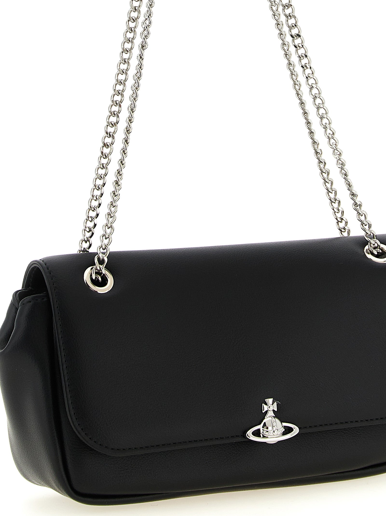 Vivienne Westwood Black Polyester Crossbody Bag