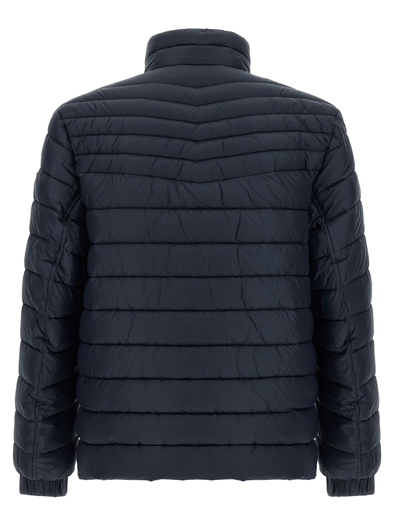 Hugo Boss Blue Polyamide Full-Length Jacket