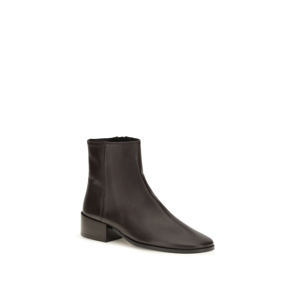 Dear Frances Brown Calf Leather Bos Taurus Ankle Boots