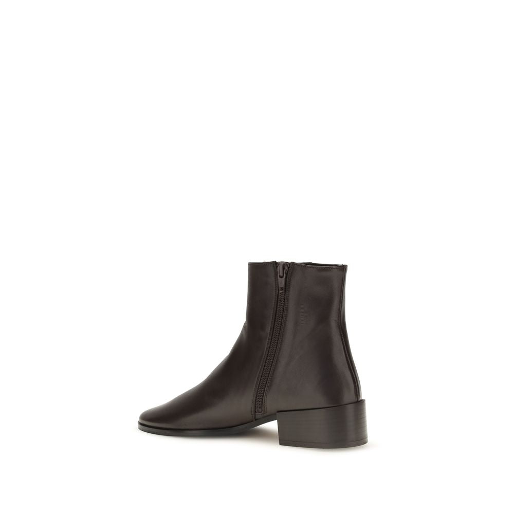 Dear Frances Brown Calf Leather Bos Taurus Ankle Boots