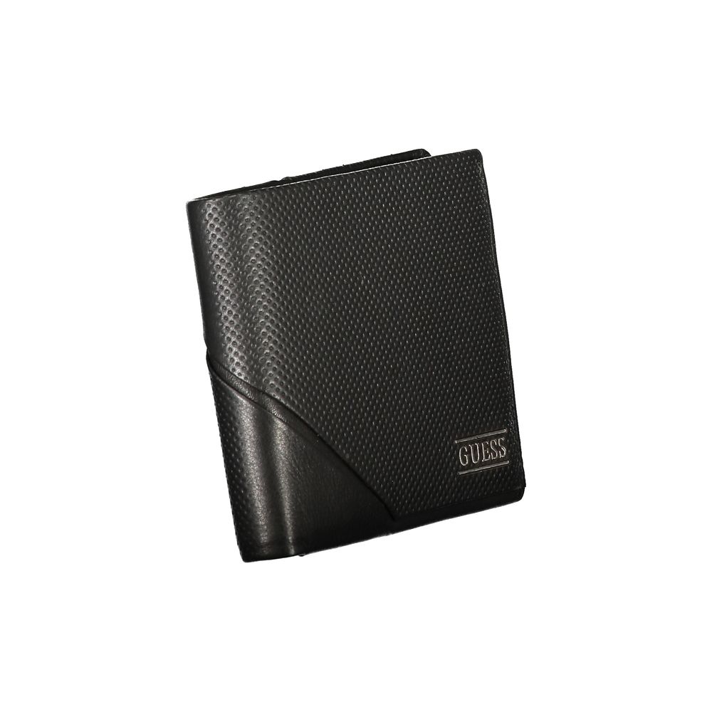 Guess Jeans Black Leather Men's Wallet