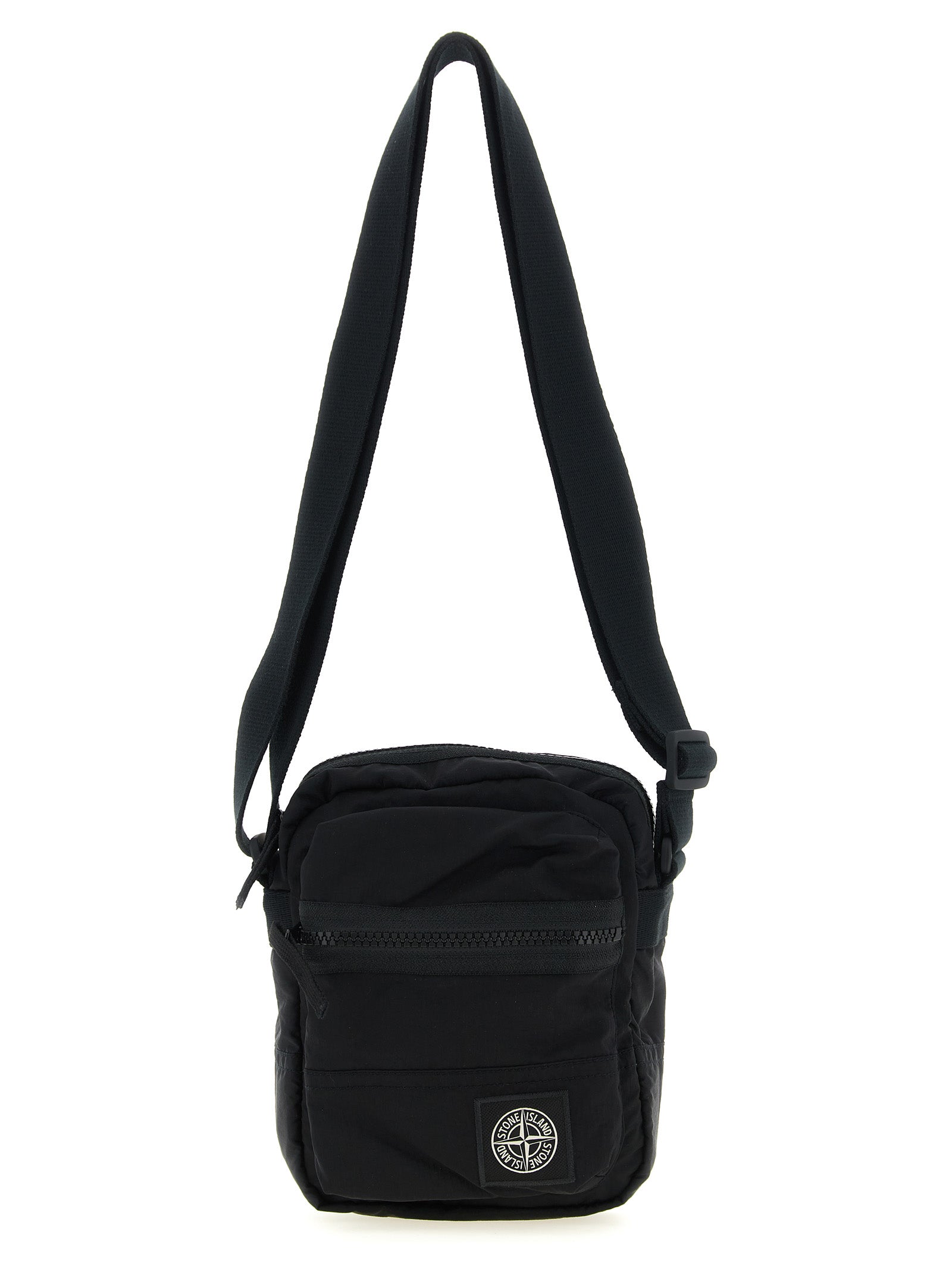 Stone Island Black Polyamide Crossbody Bag