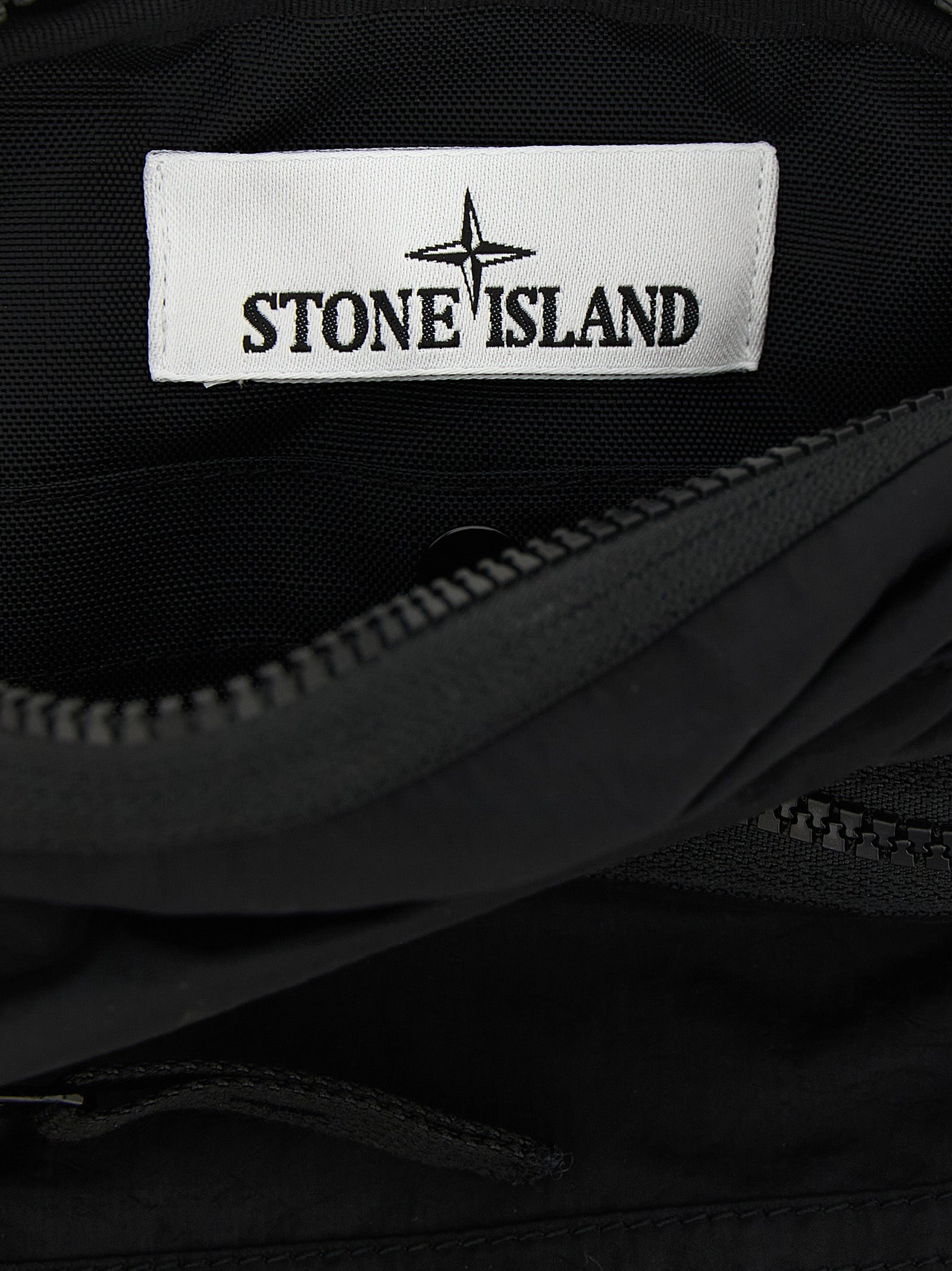 Stone Island Black Polyamide Crossbody Bag