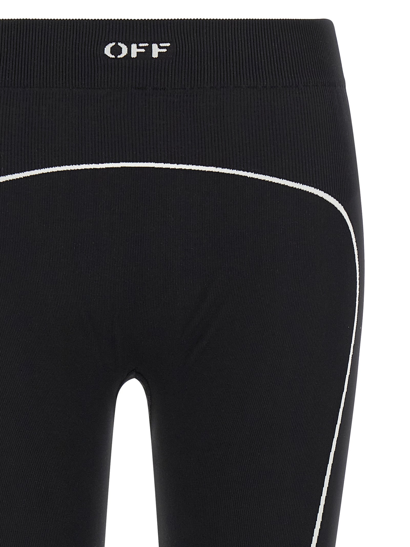 Off-White Black Polyamide Leggings