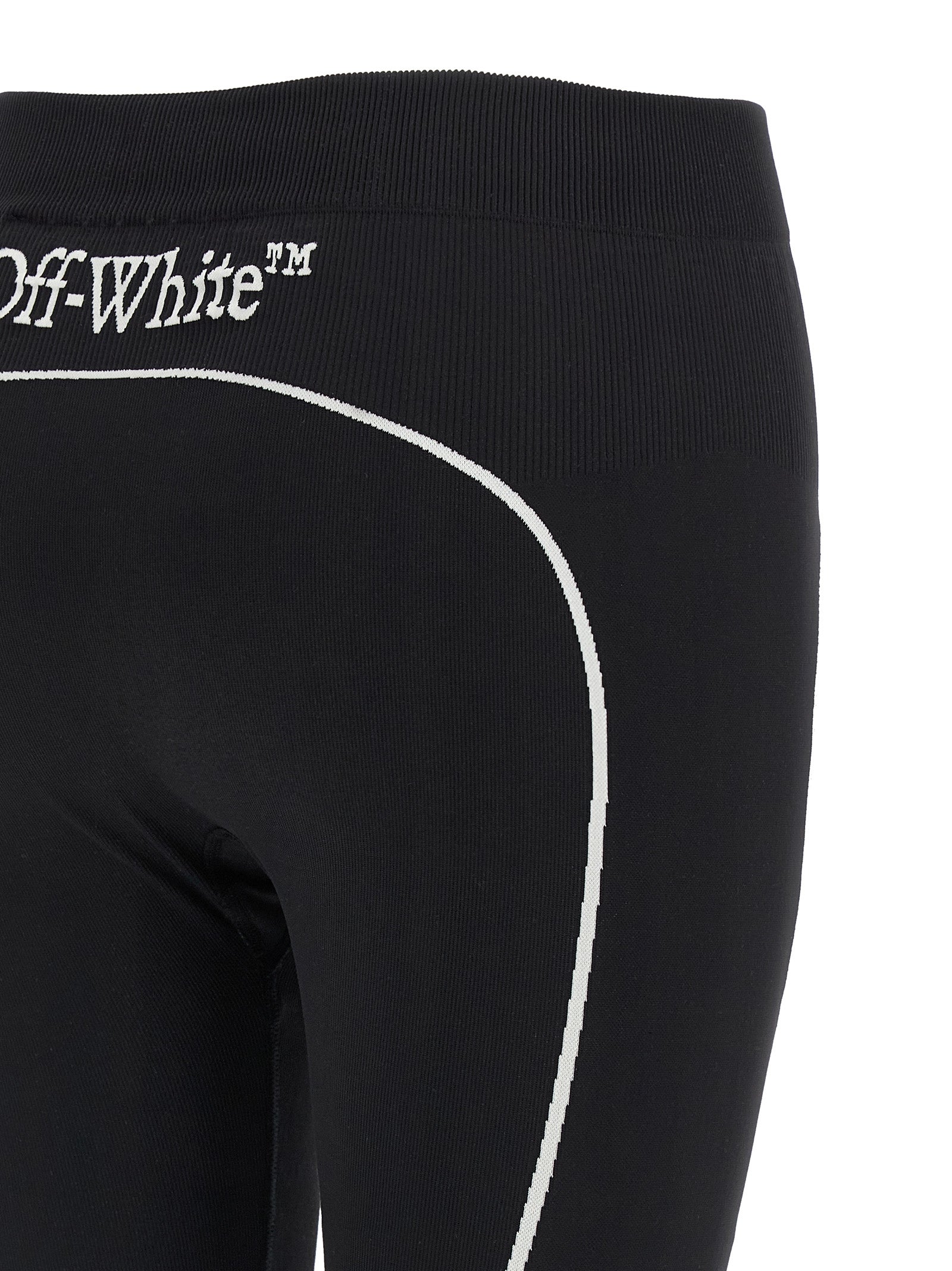 Off-White Black Polyamide Leggings