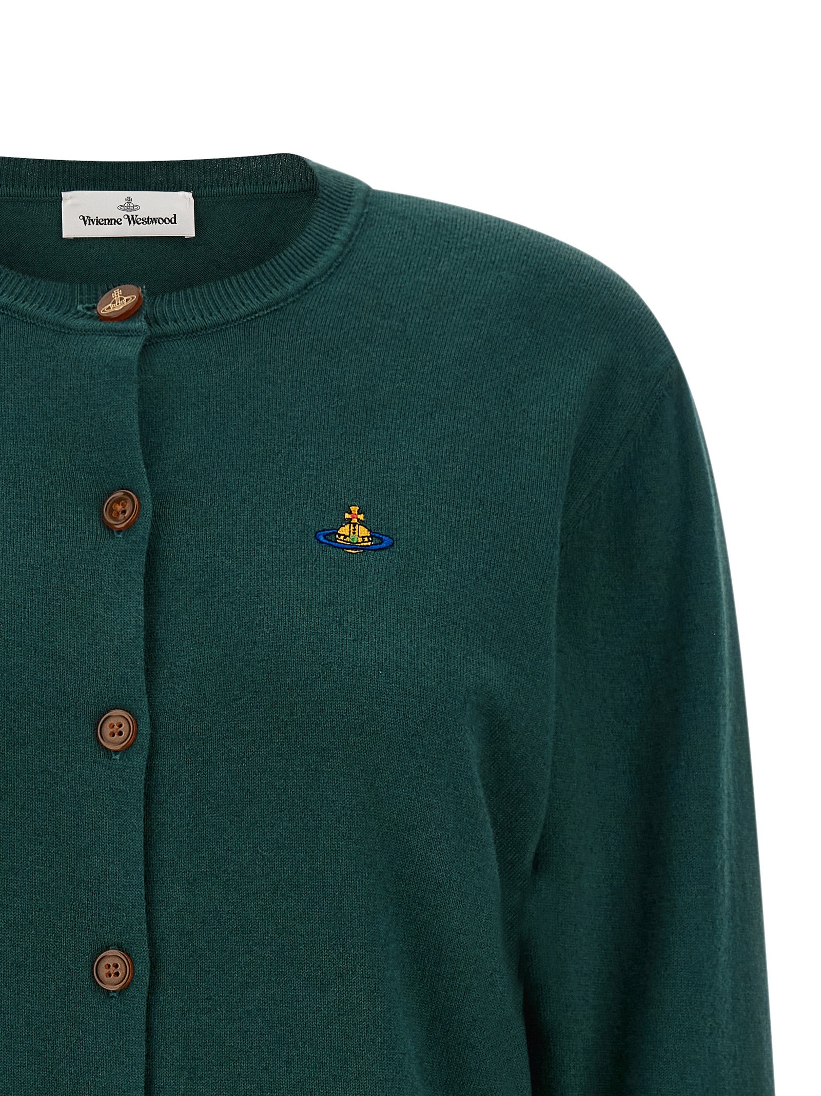 Vivienne Westwood Bicolor Cotton Cardigan