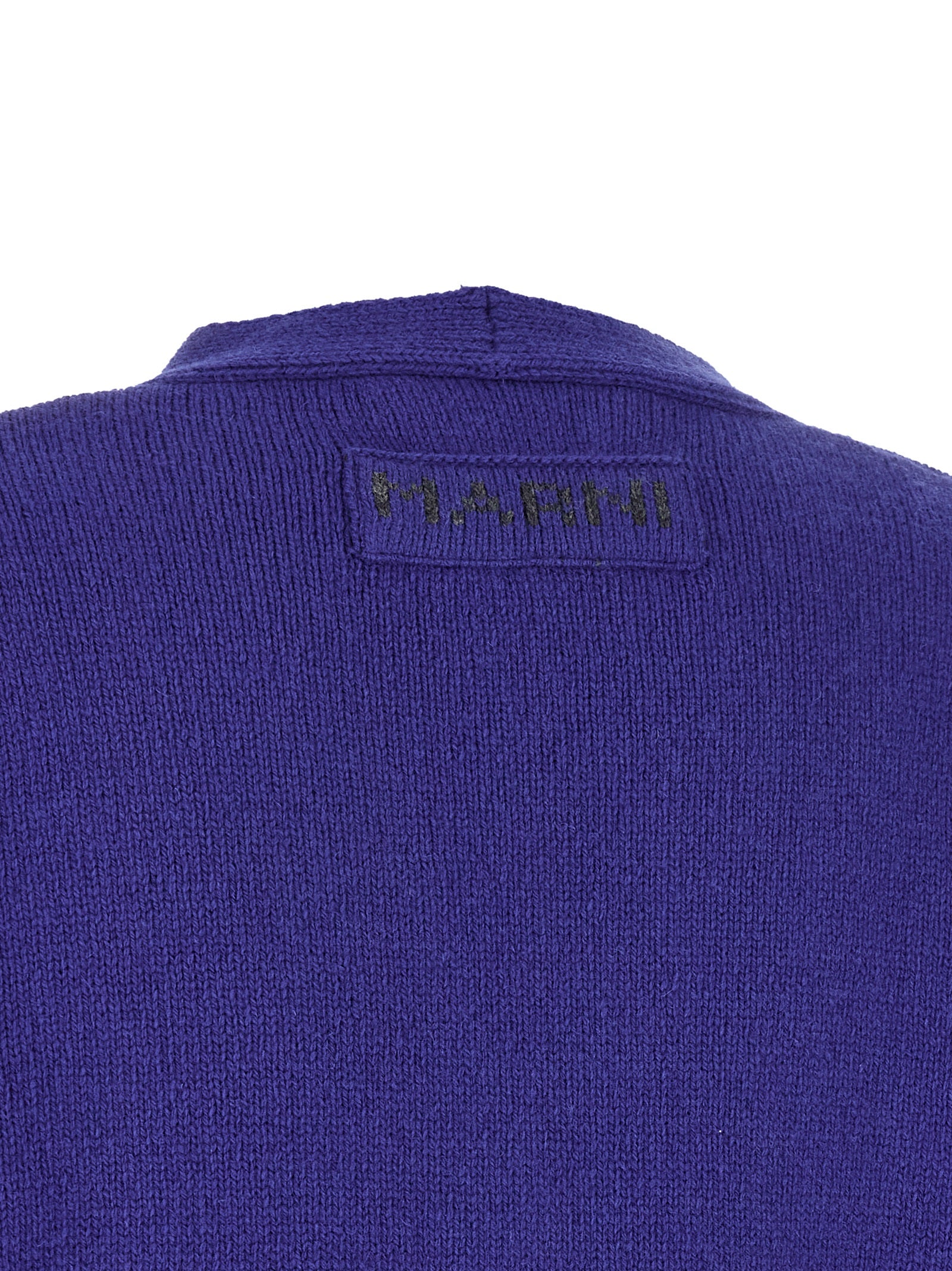 Marni Blue Virgin Wool Cardigan