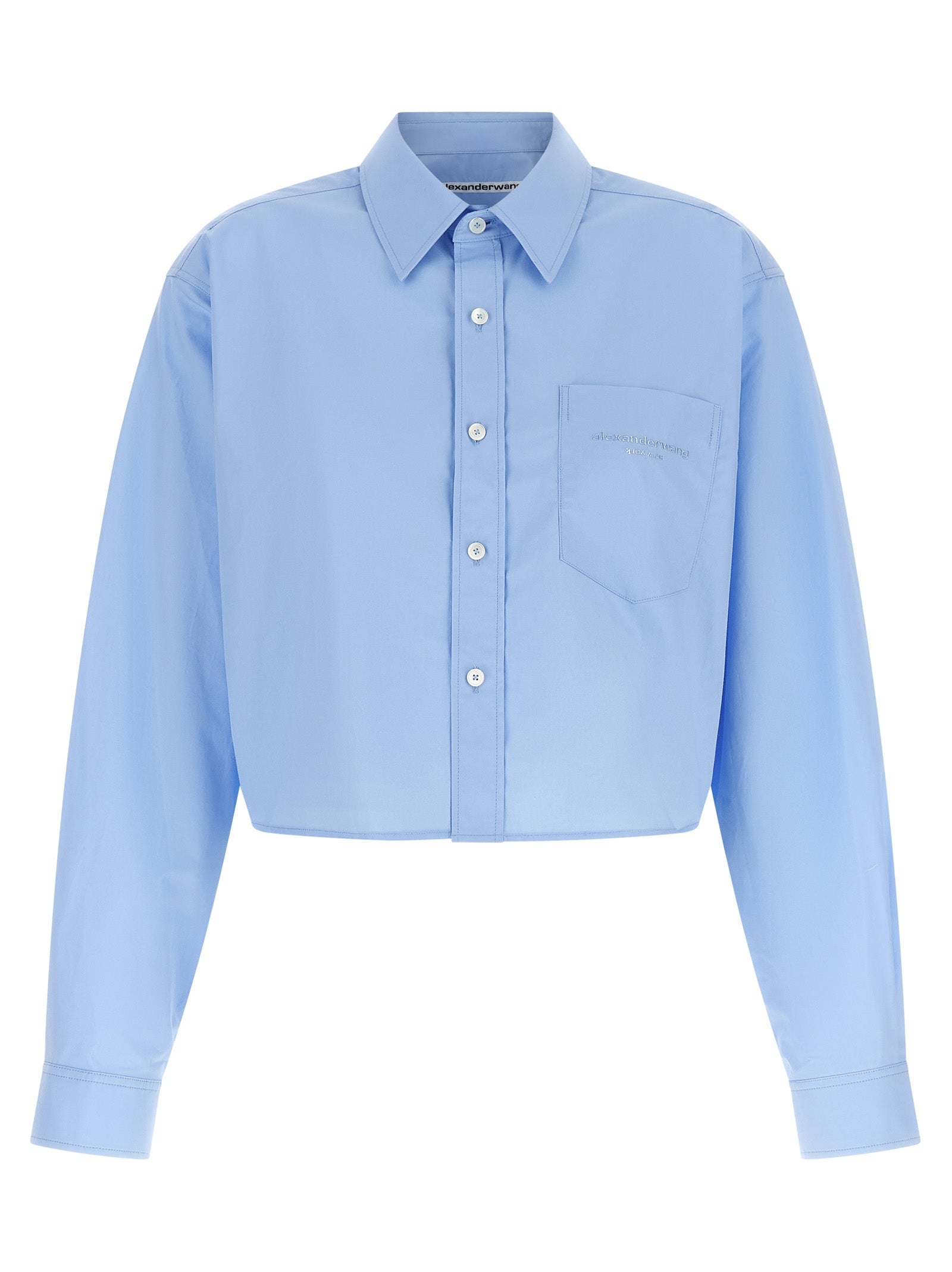Alexander Wang Blue Cotton Blouse