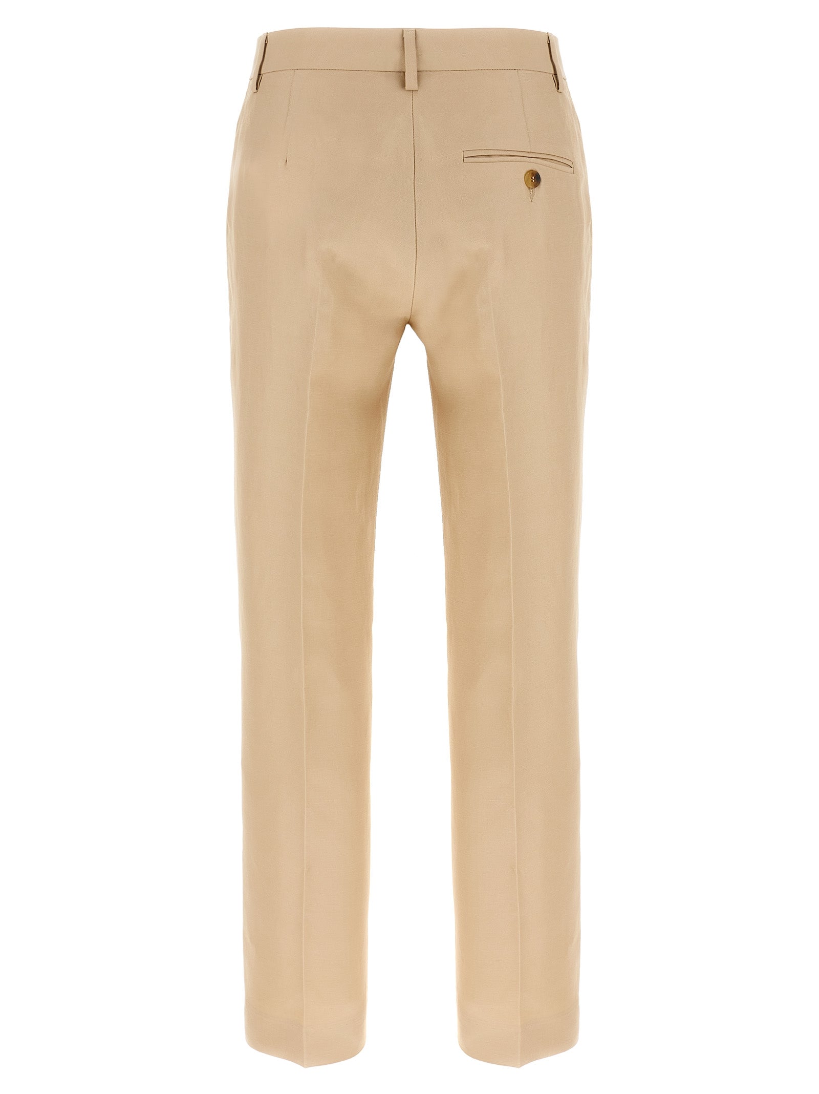 Alberto Biani Beige Viscose Chino Pants