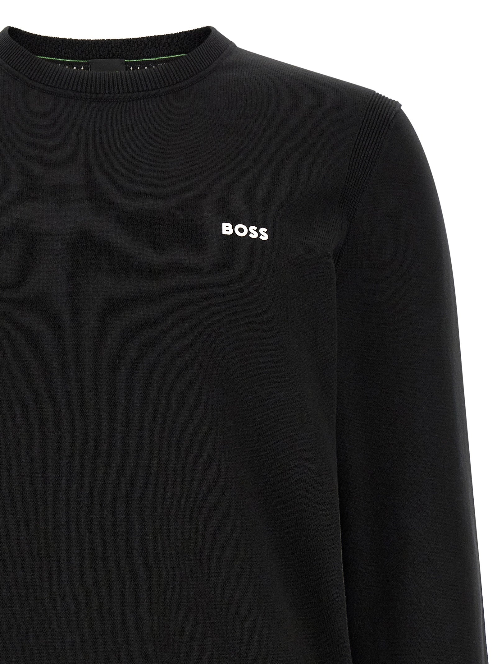 Hugo Boss Black Cotton Cardigan