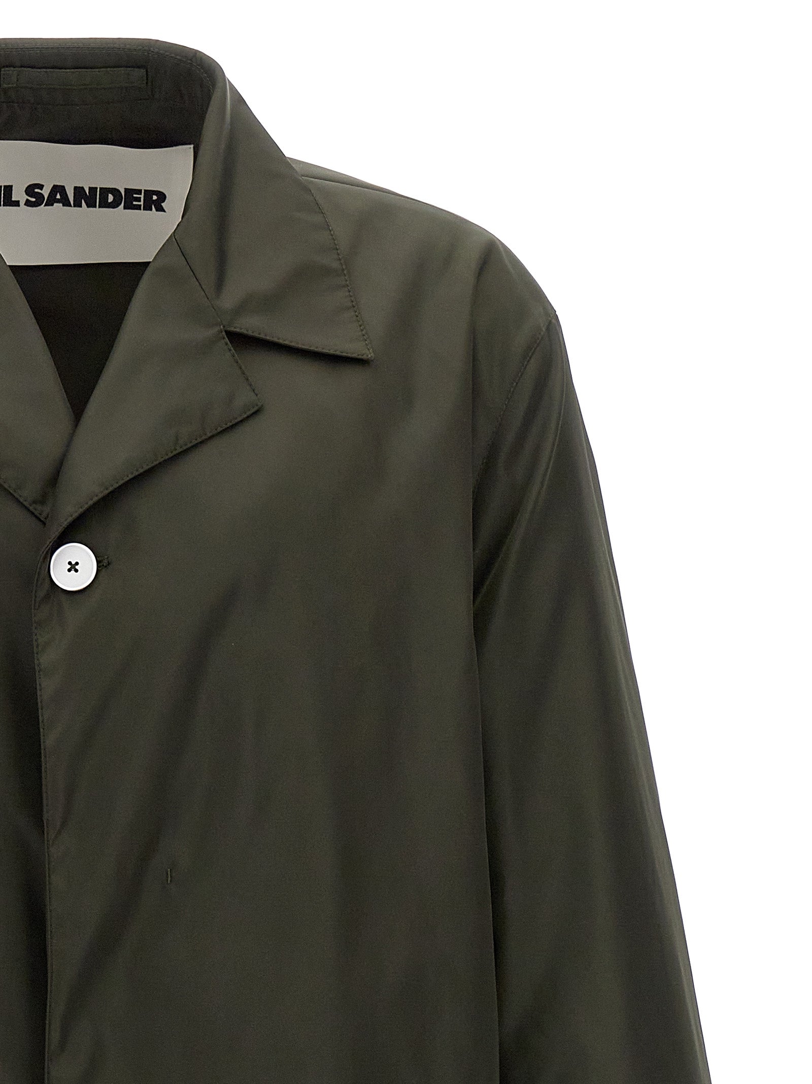 Jil Sander Bicolor Polyamide Coat