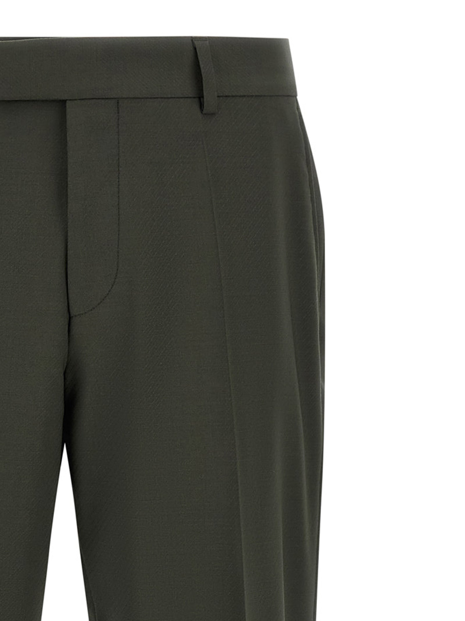 Hugo Boss Bicolor Virgin Wool Pants