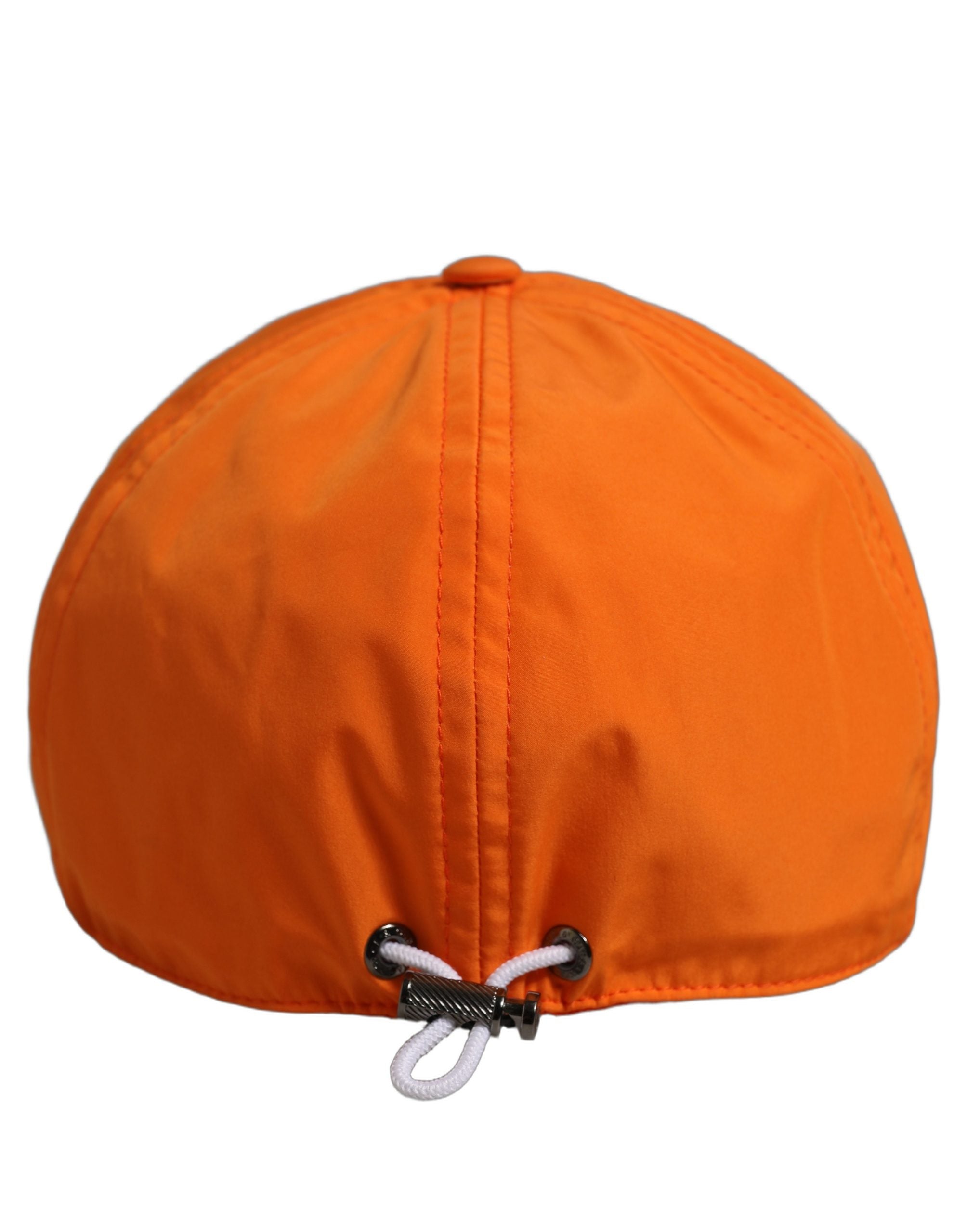 Dolce & Gabbana Men Orange Polyester Baseball Cap 6 Panels Hat