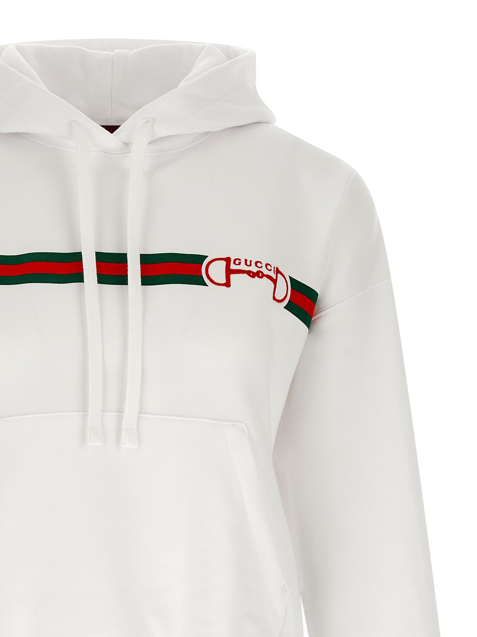 Gucci White Cotton Hoodie
