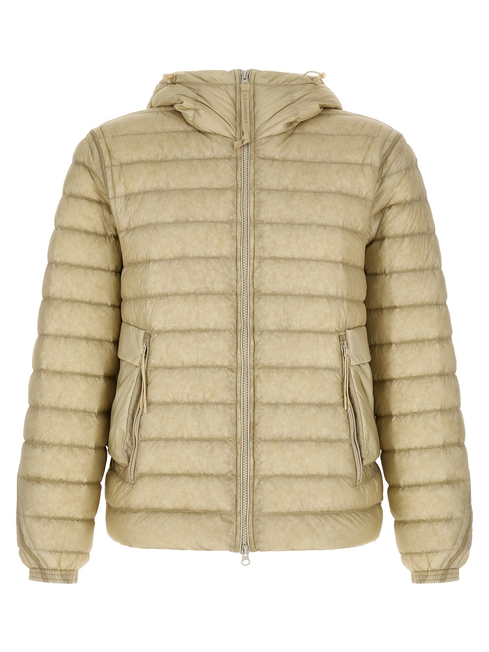 C.P. Company Beige Polyamide Full-Length Jacket