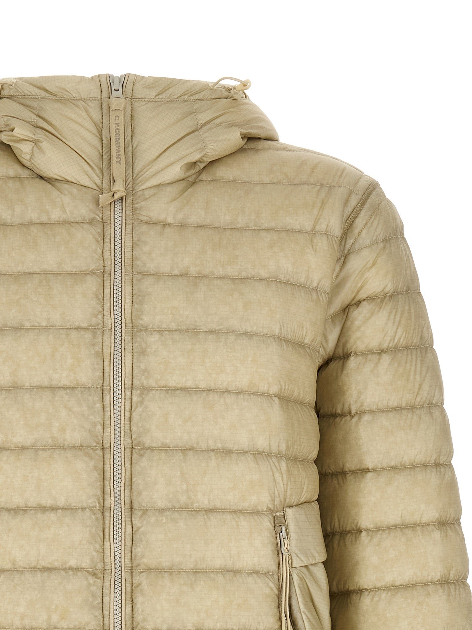 C.P. Company Beige Polyamide Full-Length Jacket