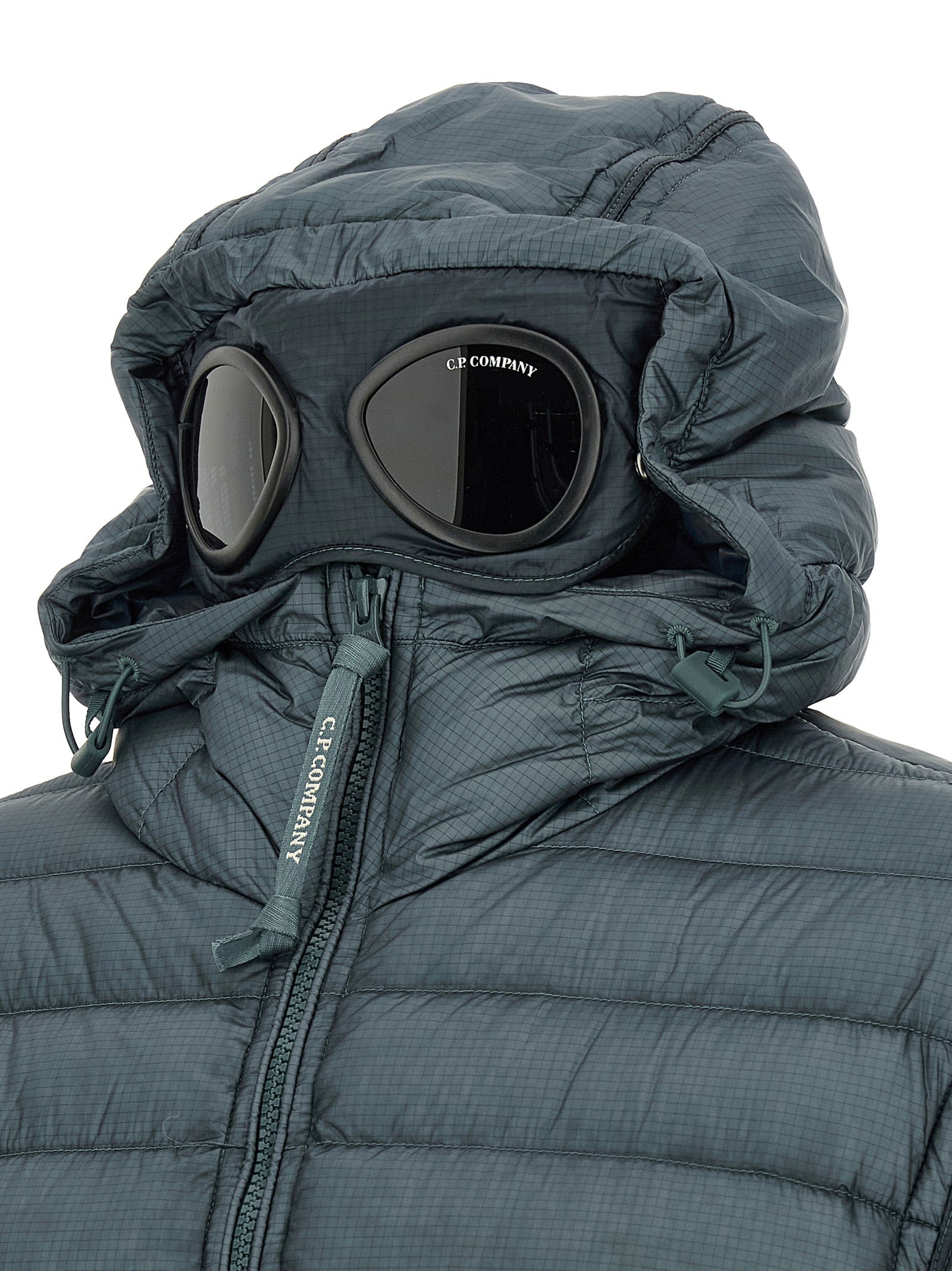 C.P. Company Blue Polyamide Full-Length Jacket
