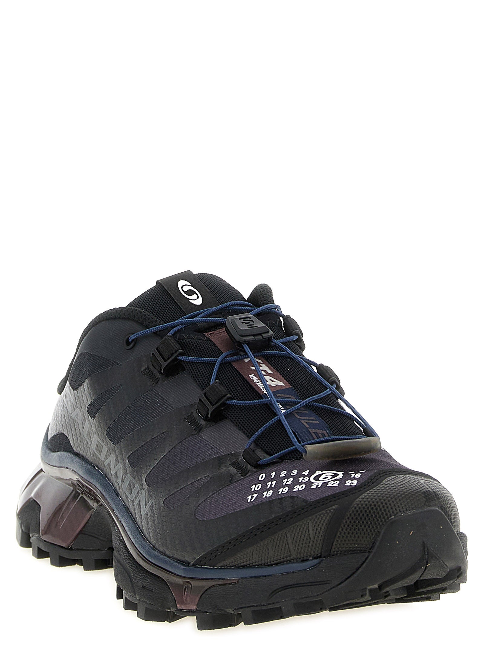 MM6 Maison Margiela Black Polyester Athletic Sneakers